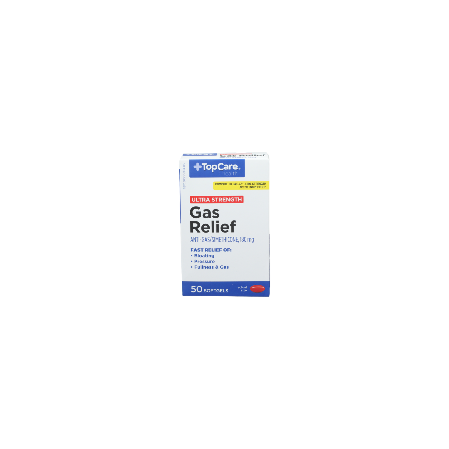 TopCare Health Ultra Strength Gas Relief Softgels - 50 Count Image 1 of 2
