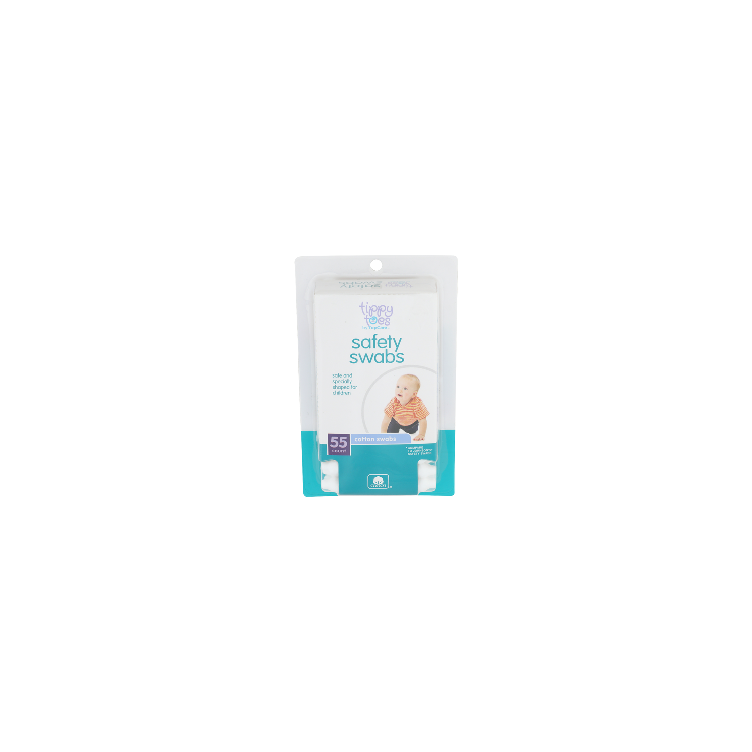 Tippy Toes Safety Swabs - 55 Count Image 1 of 2