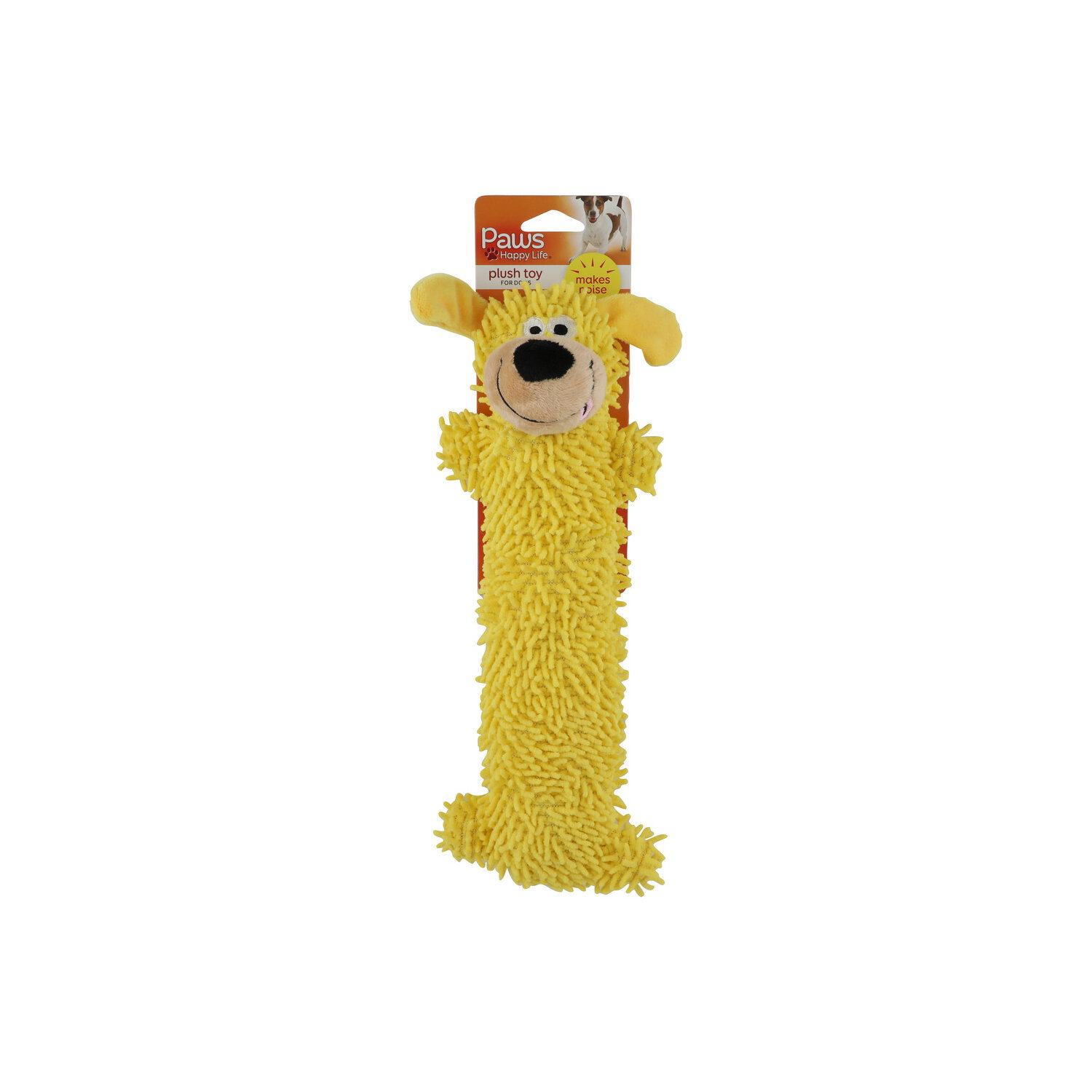 Paws Happy Life Plush Loofa Dog Toy - 1 Each Image 1 of 2