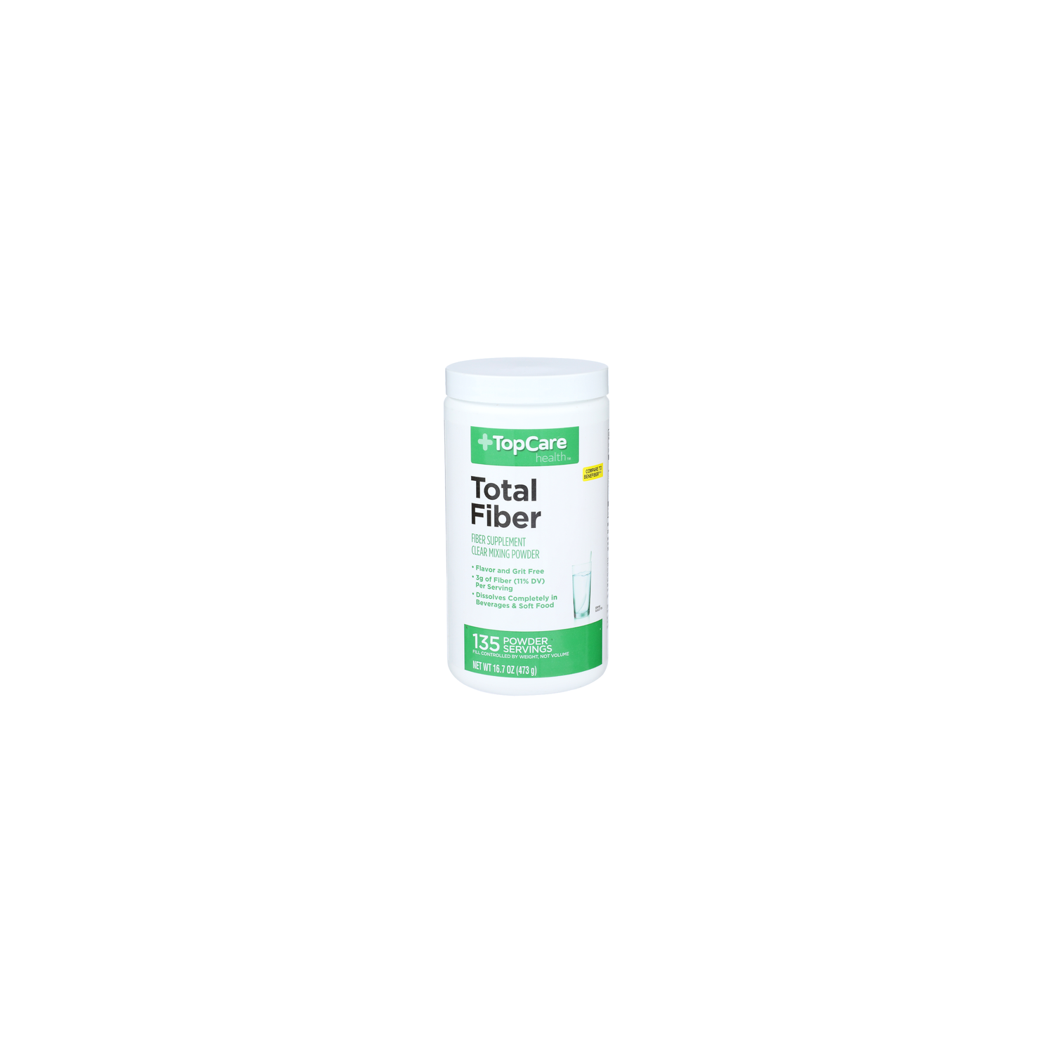 Topcare Health Total Fiber - 0.124 Ounce - 135 Count Image 1 of 4