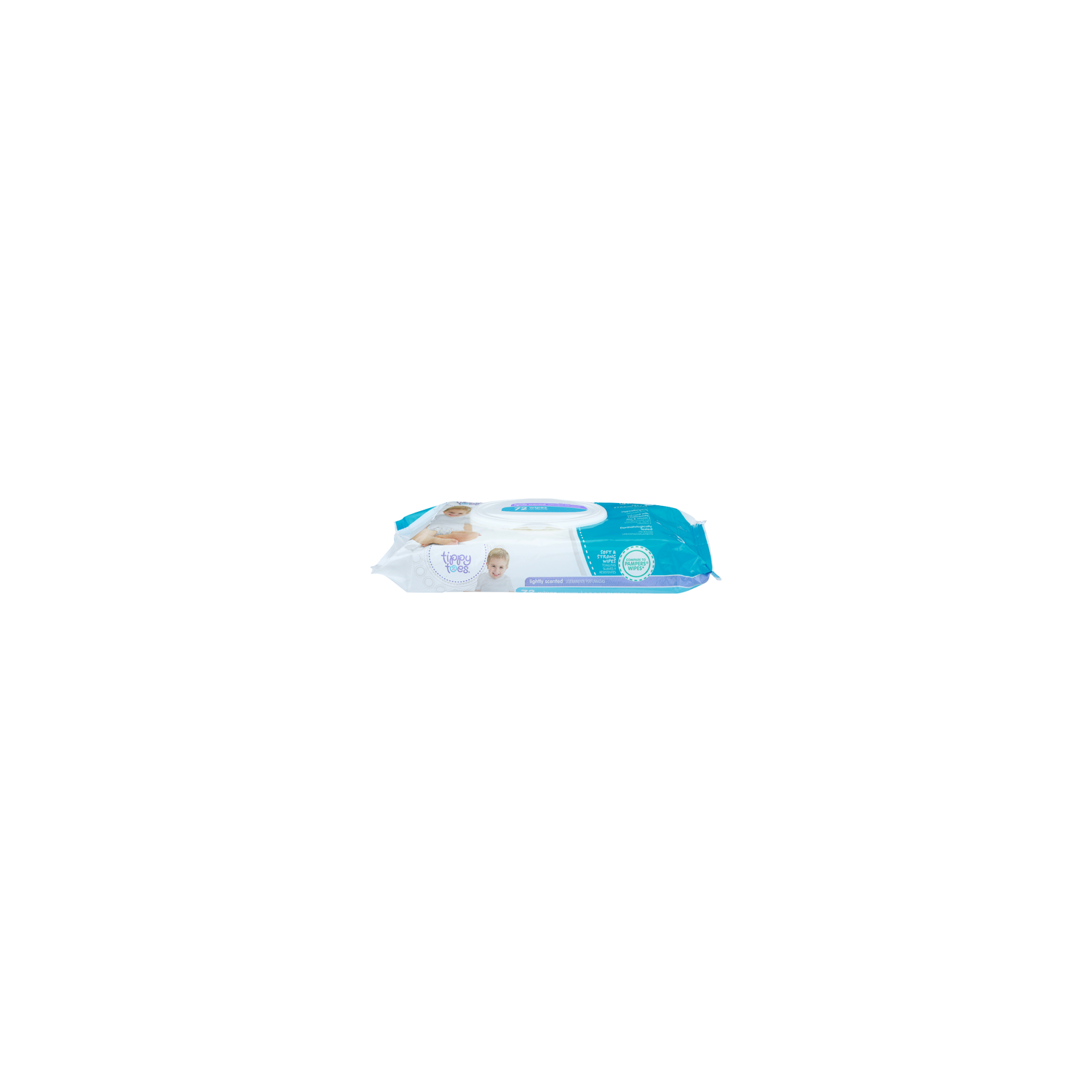 Tippy Toes Lightly Scented Soft & Strong Wipes - 72 Count Image 1 of 3