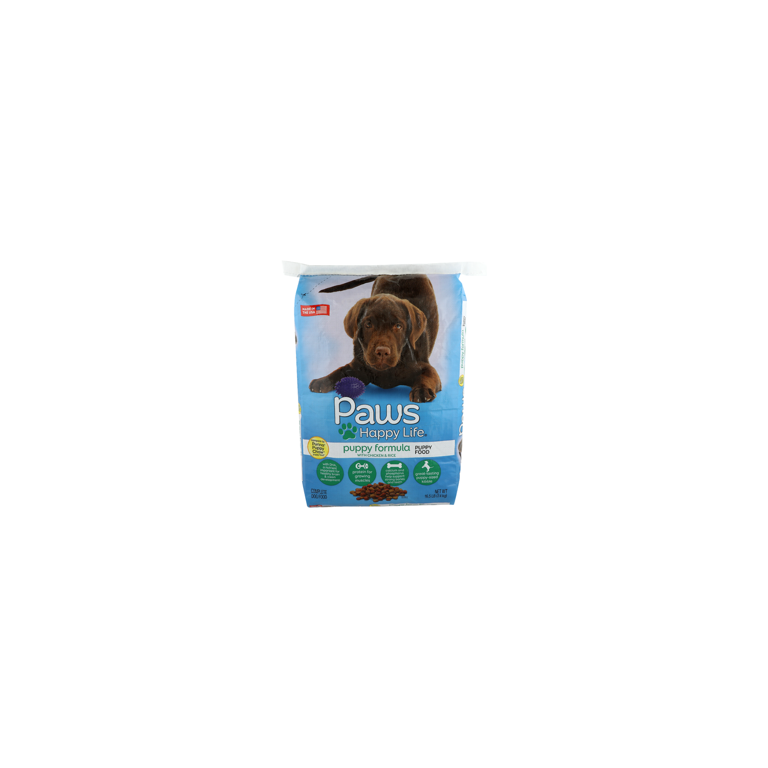 Paws Happy Life Chicken & Rice Puppy Food - 16.5 Pound Image 1 of 4