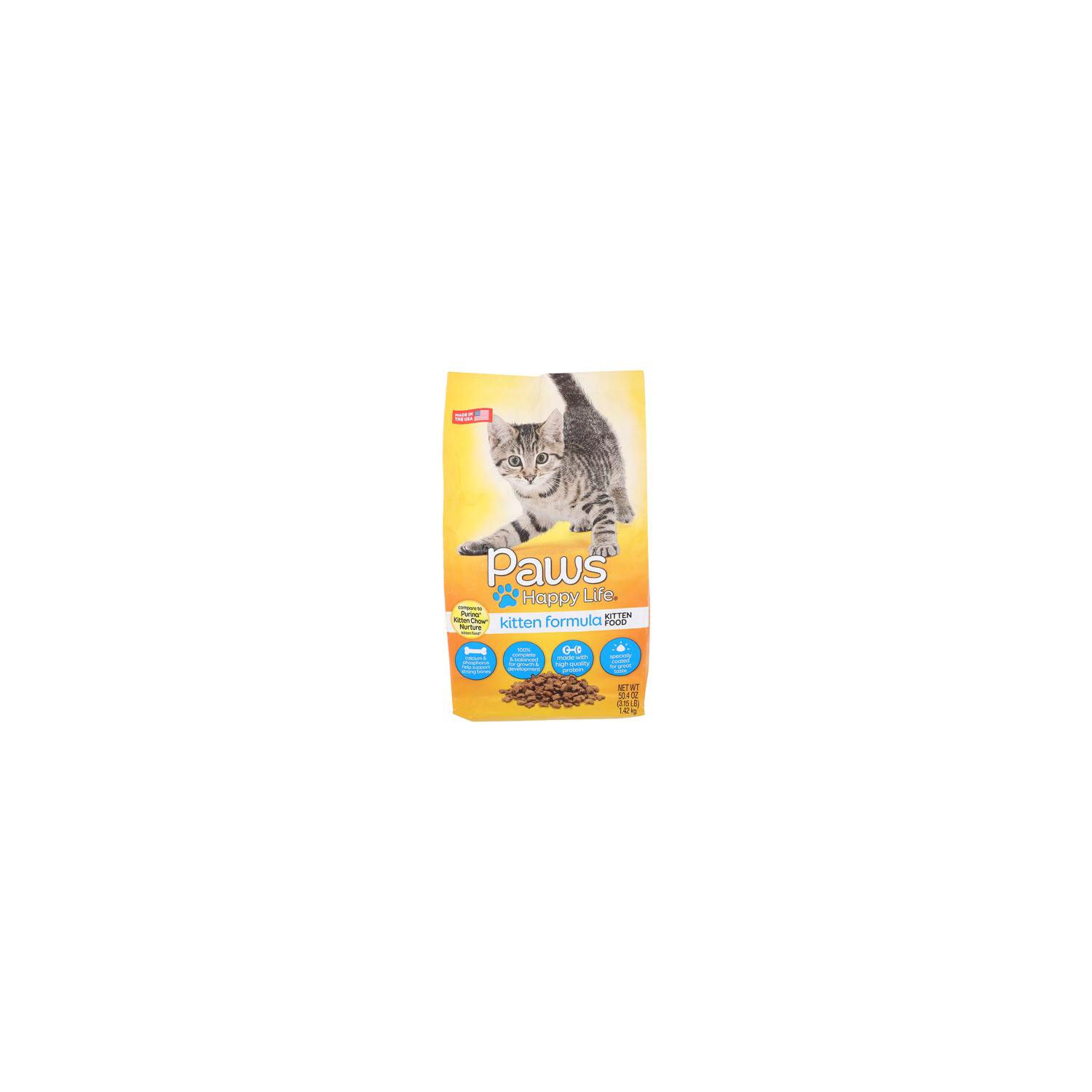 Paws Happy Life Kitten Formula Food - 50.4 Ounce Image 1 of 4