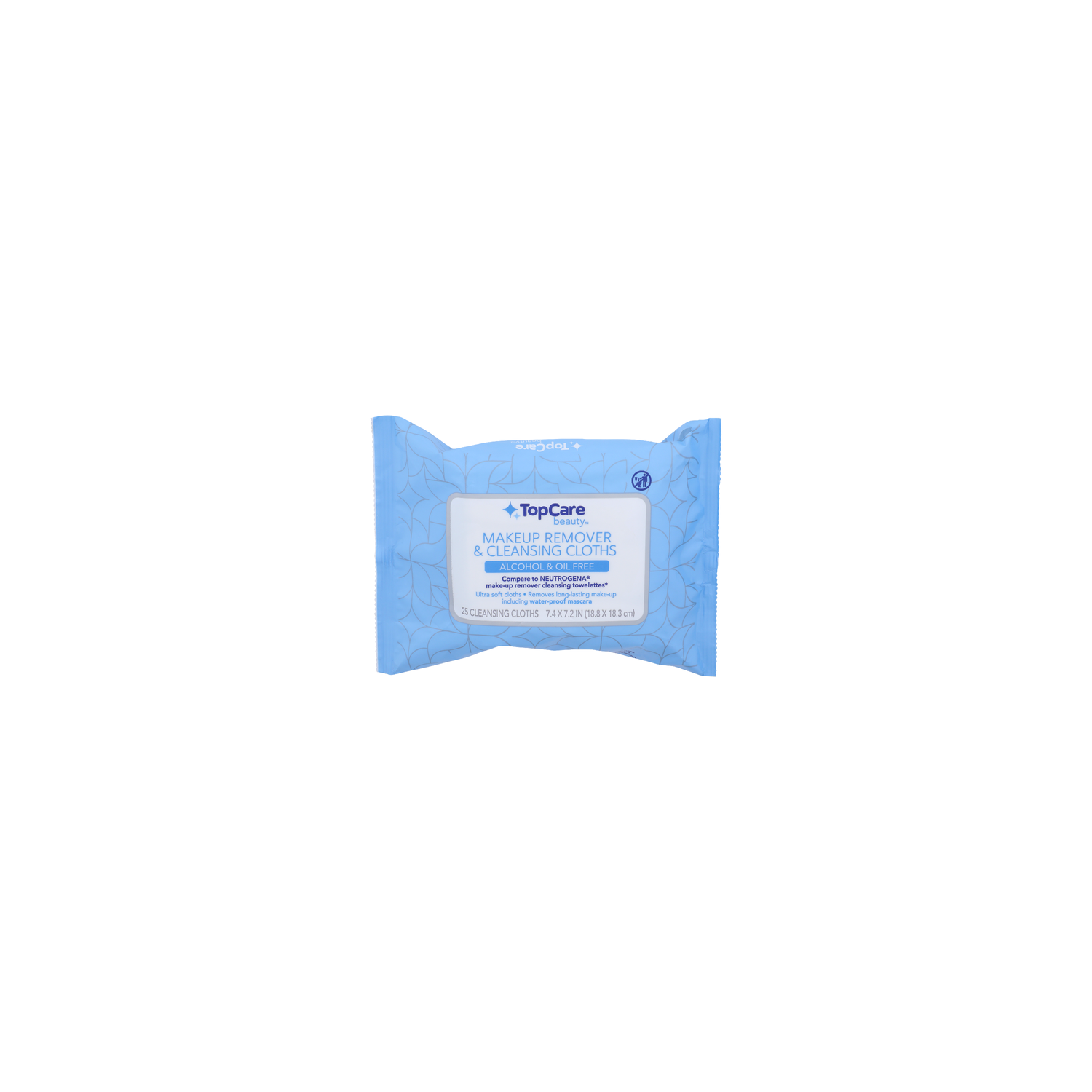 TopCare Beauty Alcohol & Oil Free Makeup Remover & Cleansing Cloths - 25 Count Image 1 of 3