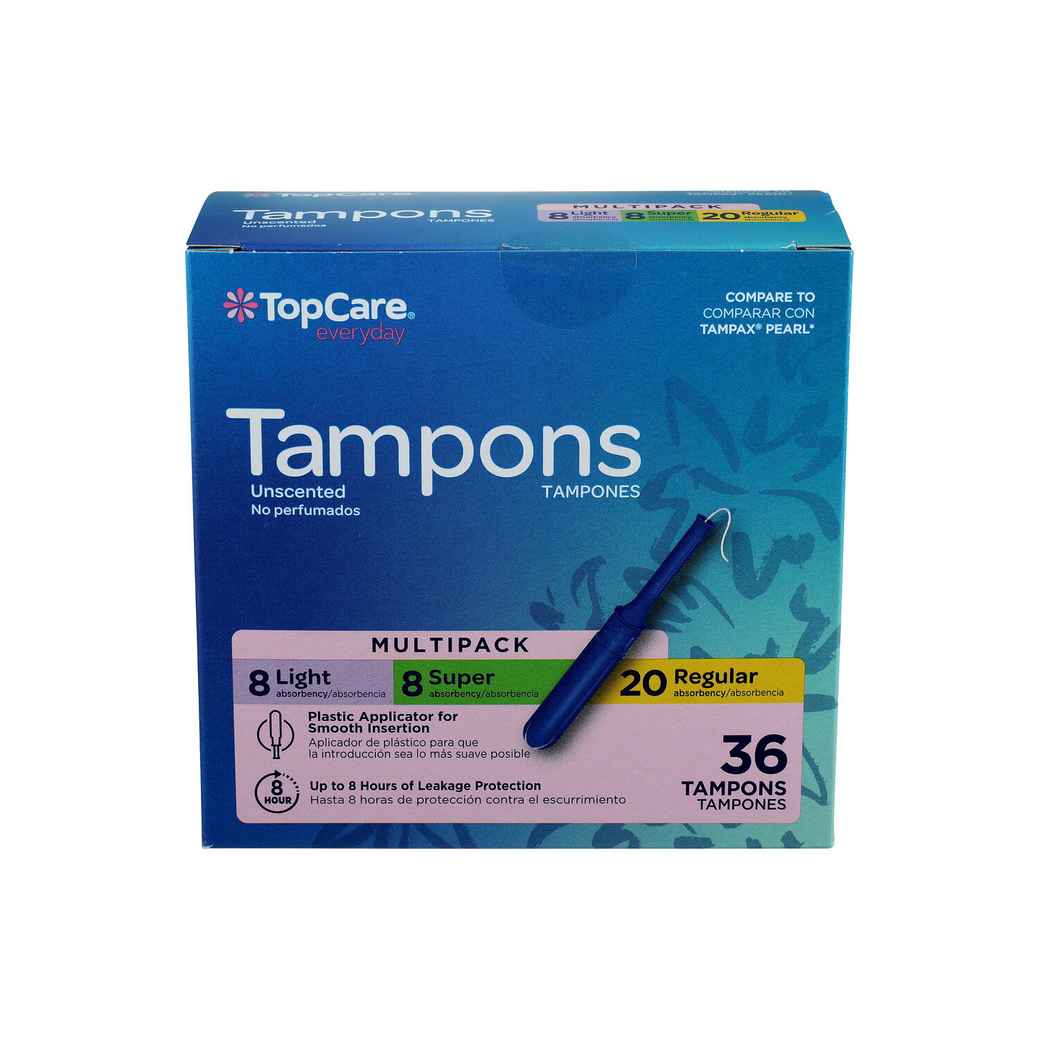 TopCare Everyday Multipack Unscented Tampons - 36 Count Image 1 of 3
