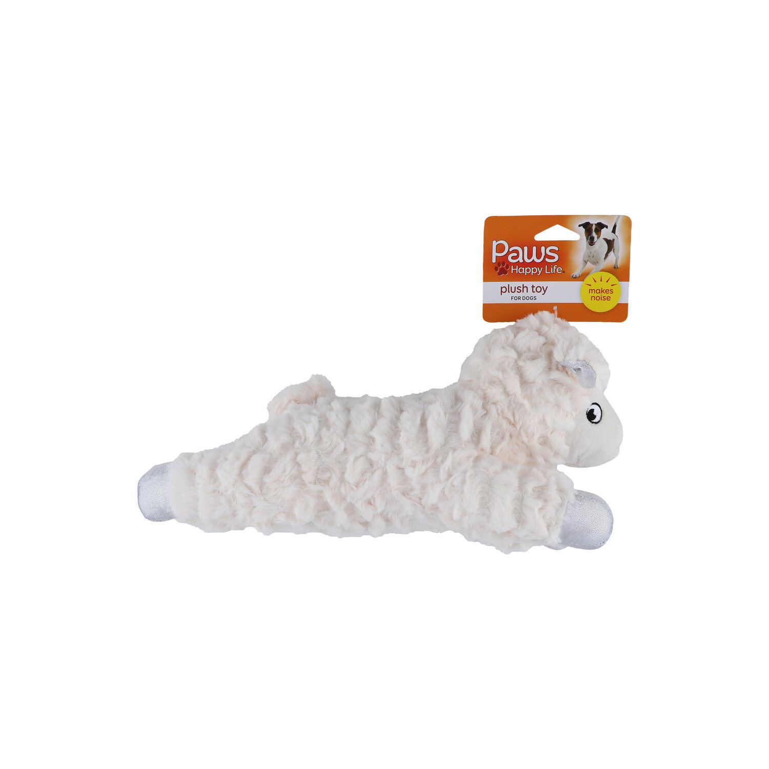 Paws Happy Life Lamb Plush Dog Toy - 1 Each Image 1 of 2