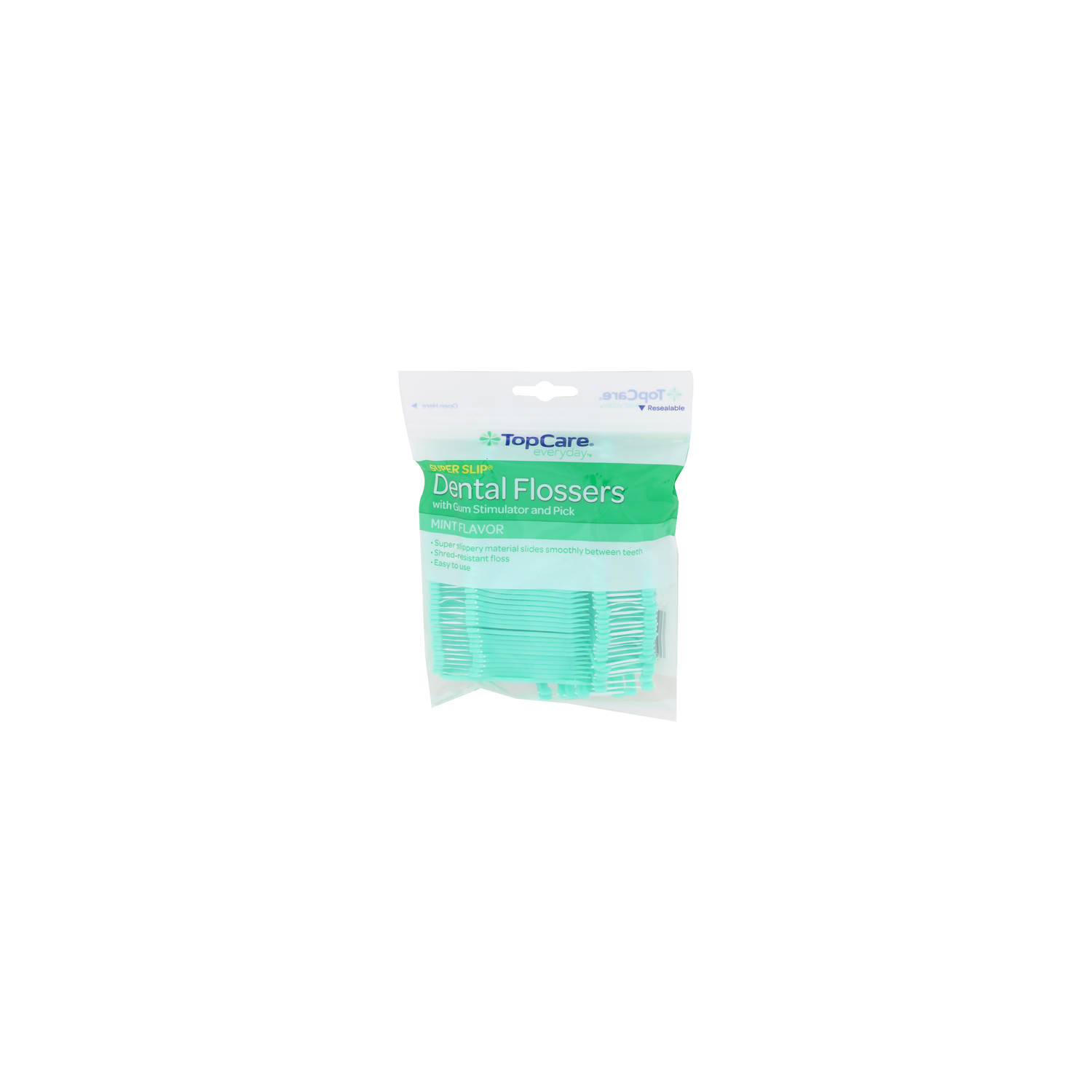 Topcare Everyday Mint Super Slip Dental Flossers - 1 Each Image 1 of 2