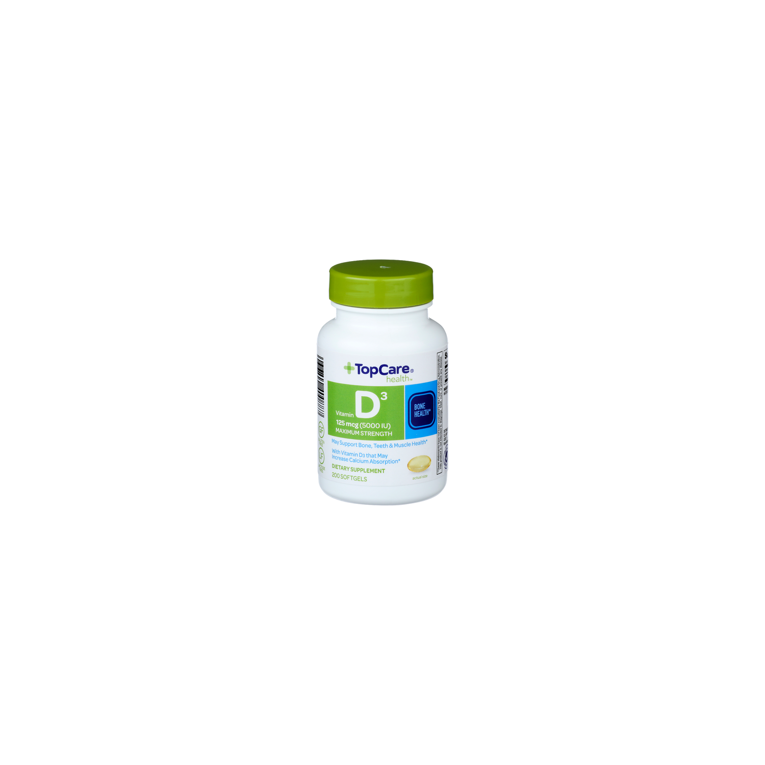 Topcare Health Health Vitamin D3 - 200 Count Image 1 of 4