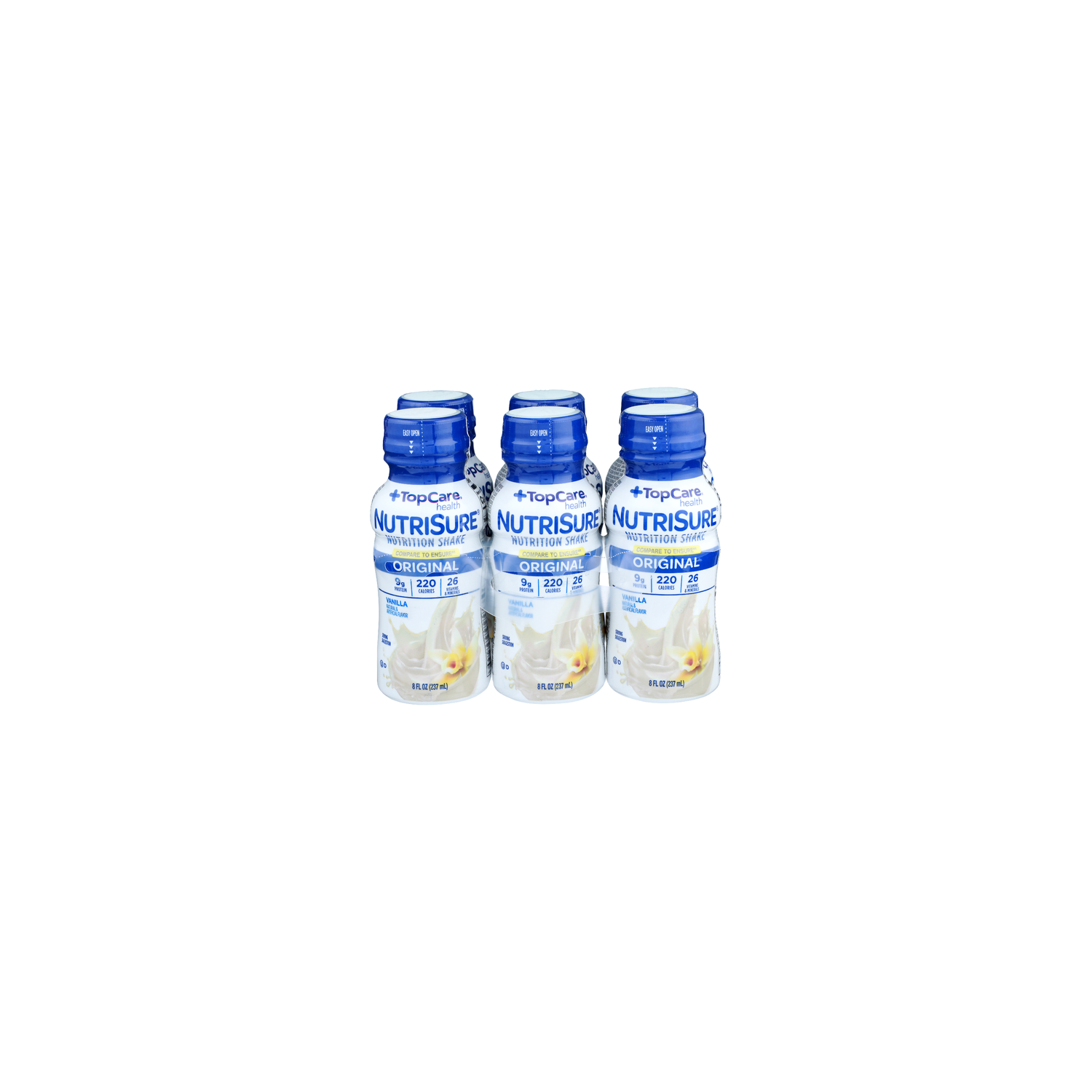 Topcare Health Original Vanilla Nutrisure Nutrition Shake - 8 Fluid Ounce - 6 Count Image 1 of 4