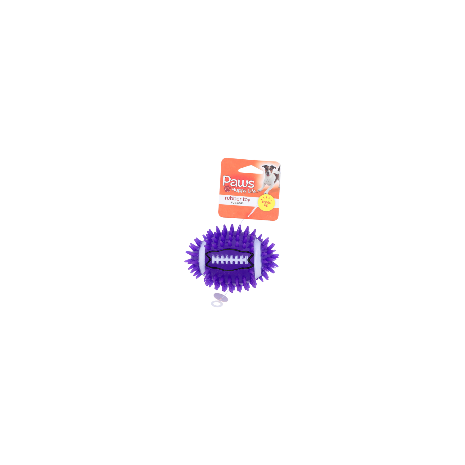 Paws Happy Life Lights Up Rubber Toy - 1 Each Image 1 of 2