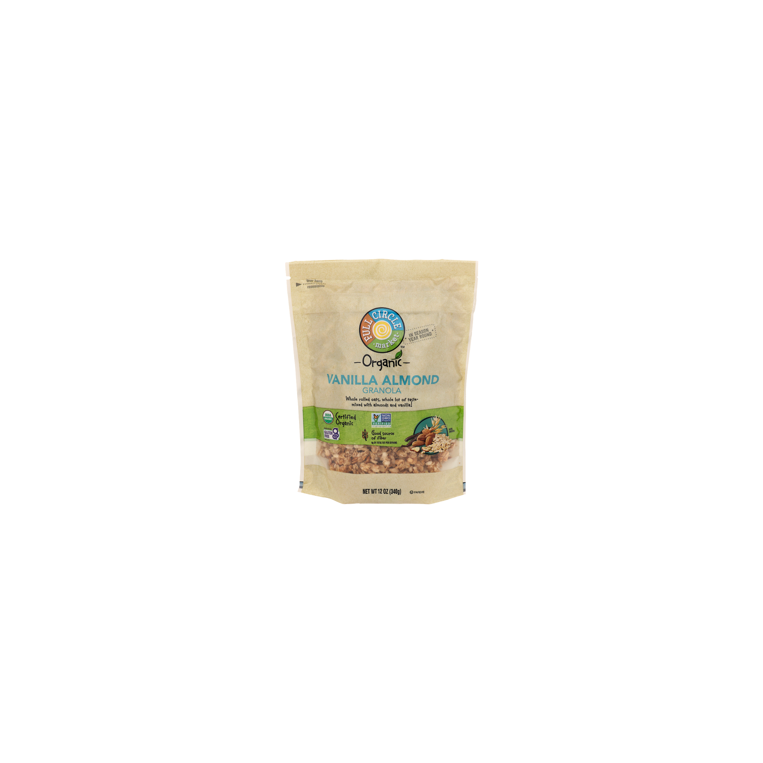 Full Circle Market Vanilla Almond Organic Granola - 12 Ounce Image 1 of 4