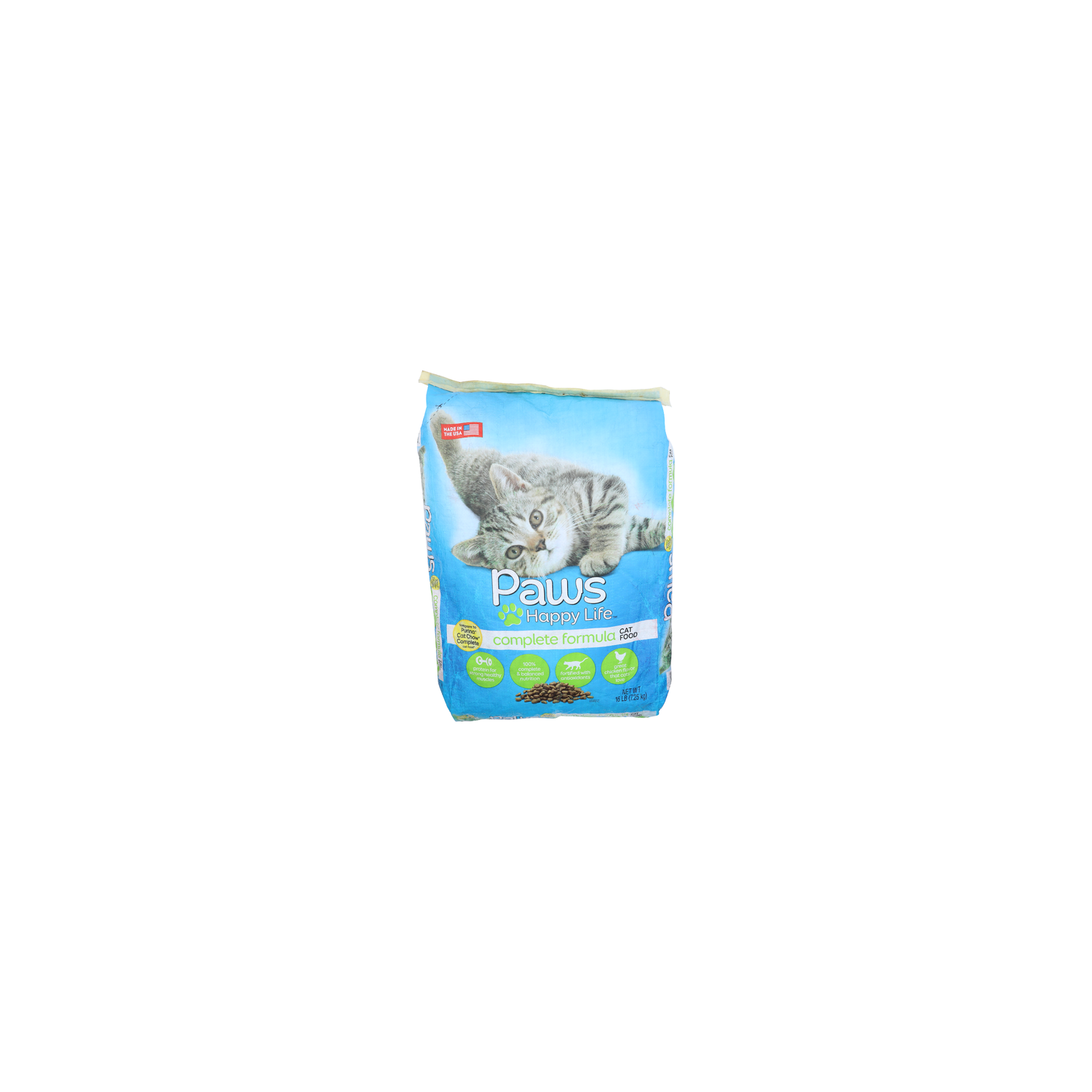 Paws Happy Life Complete Formula Cat Food - 16 Pound Image 1 of 4