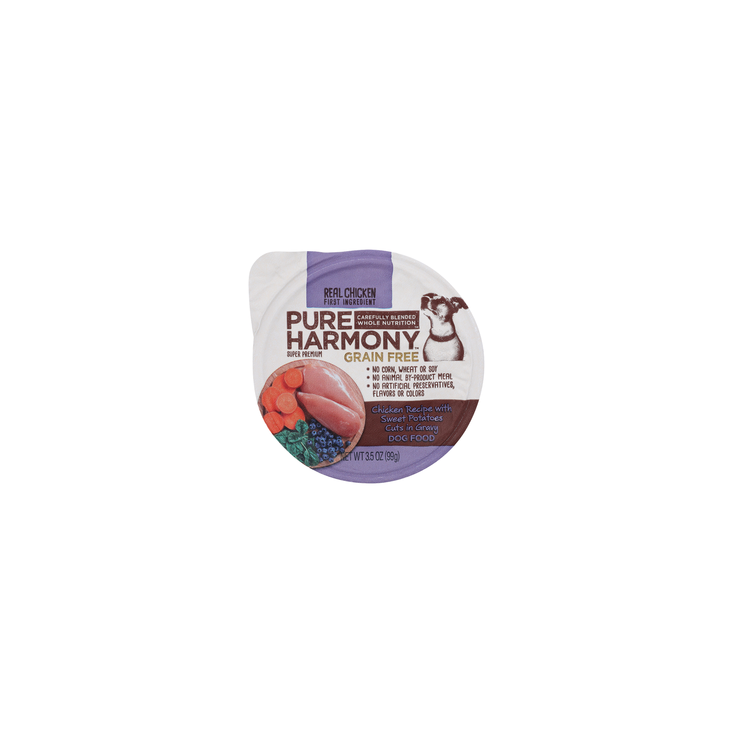 Pure Harmony Grain Free Chicken Super Premium Dog Food - 3.5 Ounce Image 1 of 4