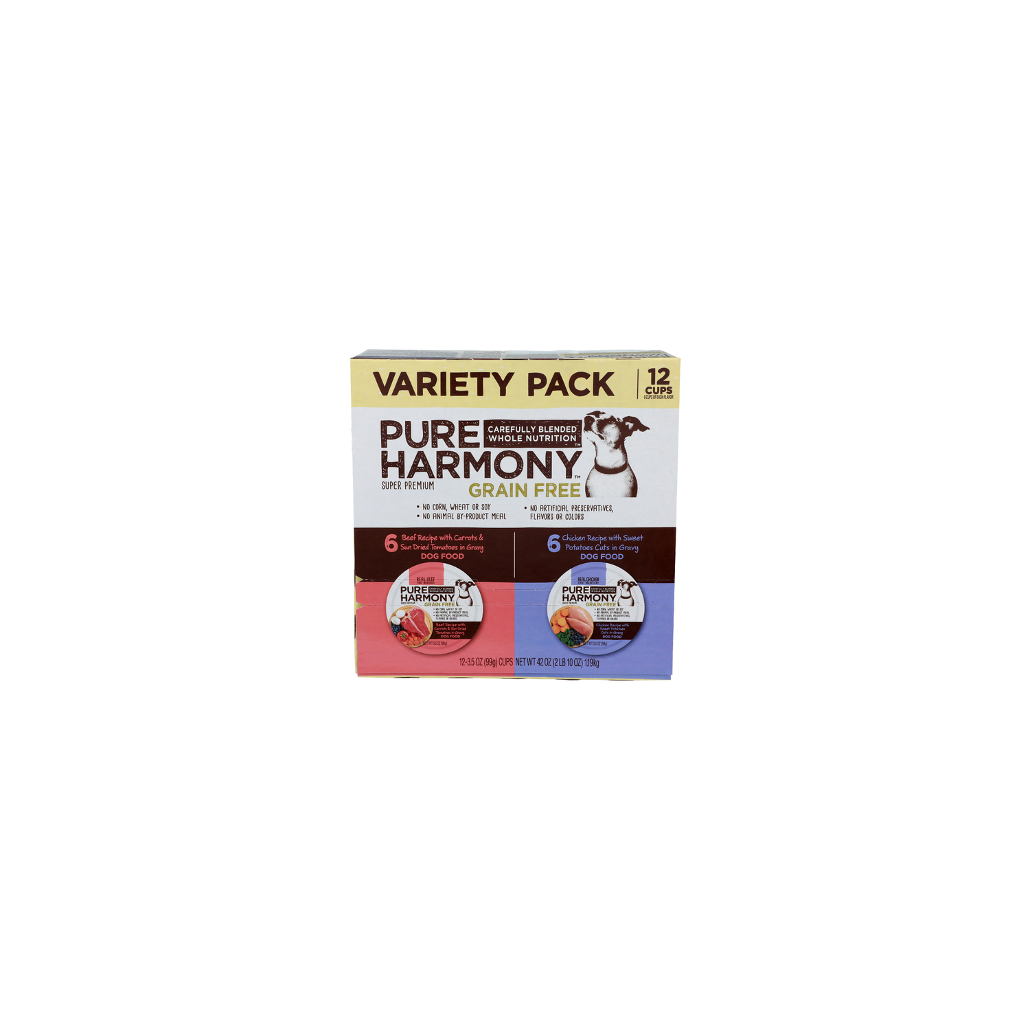 Pure Harmony Variety Pack Dog Food - 3.5 Ounce - 12 Count Image 1 of 2