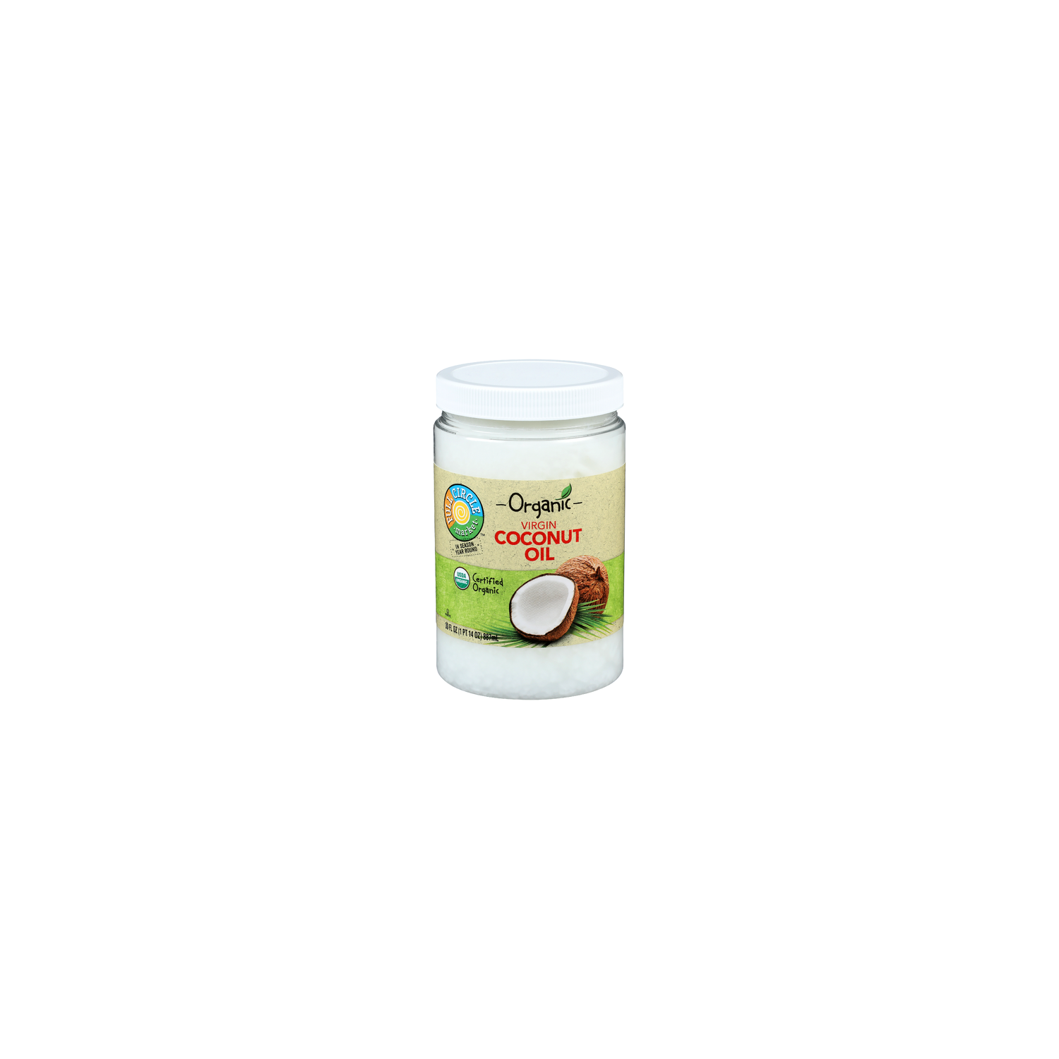 Full Circle Market Organic Virgin Coconut Oil - 30 Fluid Ounce Image 1 of 4