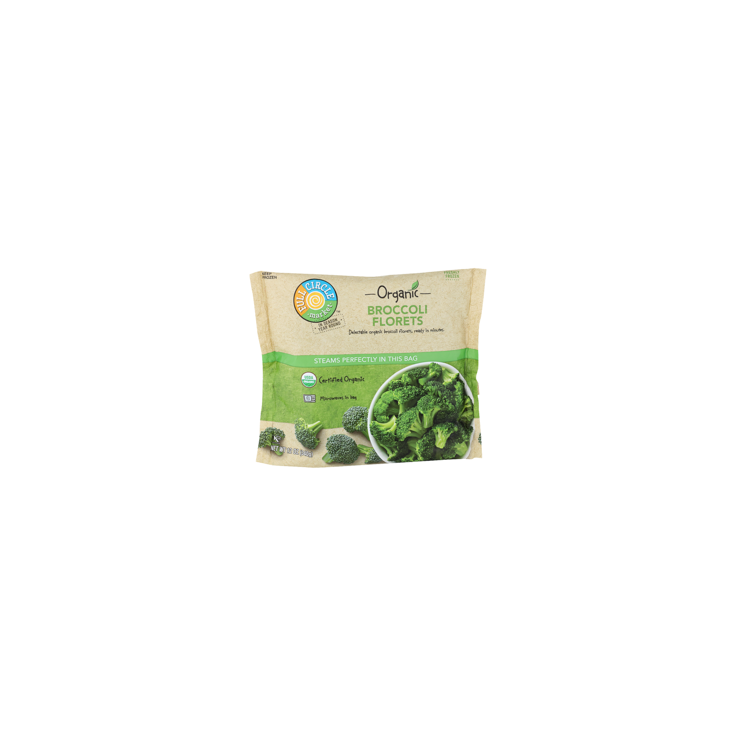 Full Circle Market Broccoli Florets - 12 Ounce Image 1 of 4