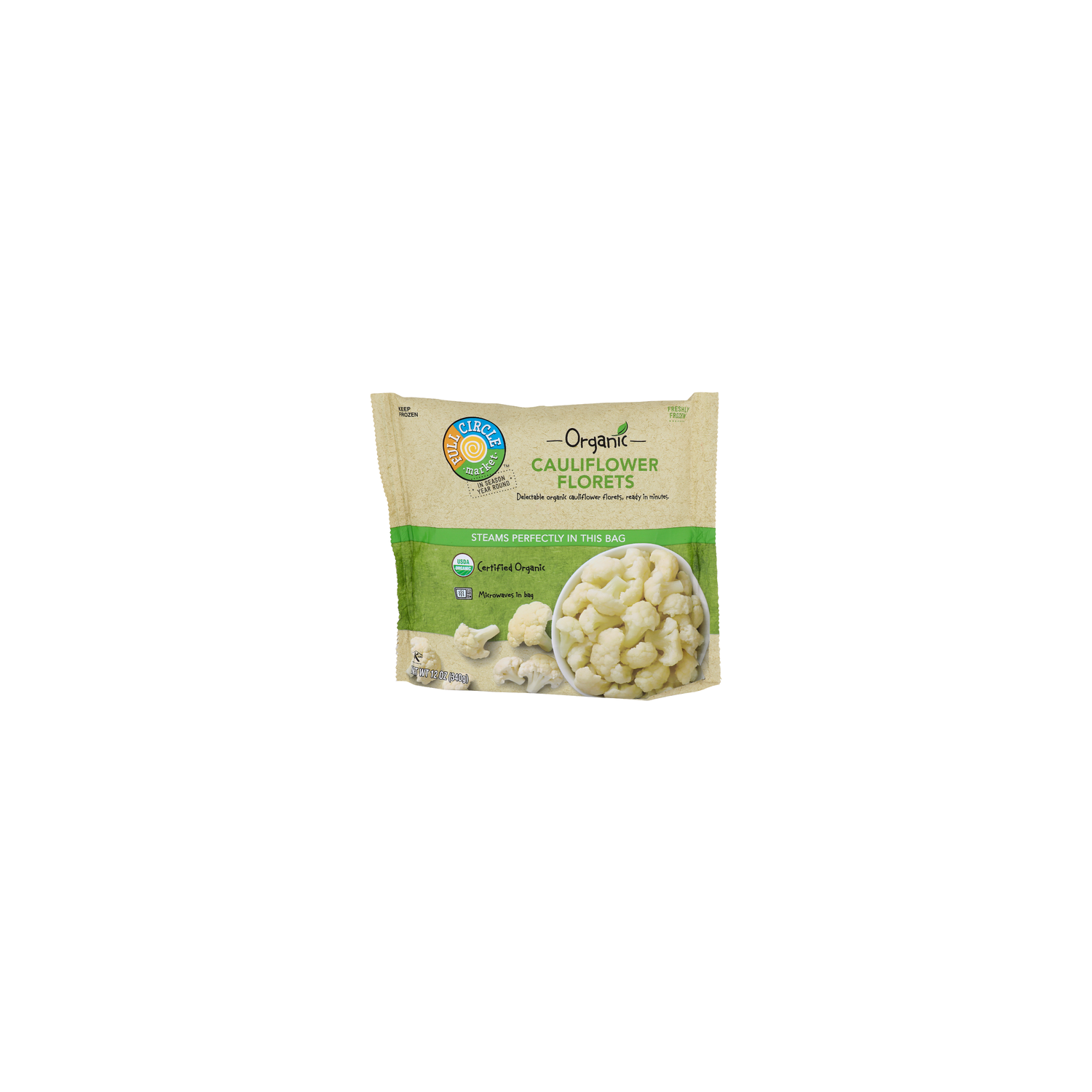 Full Circle Market Cauliflower Florets - 12 Ounce Image 1 of 2