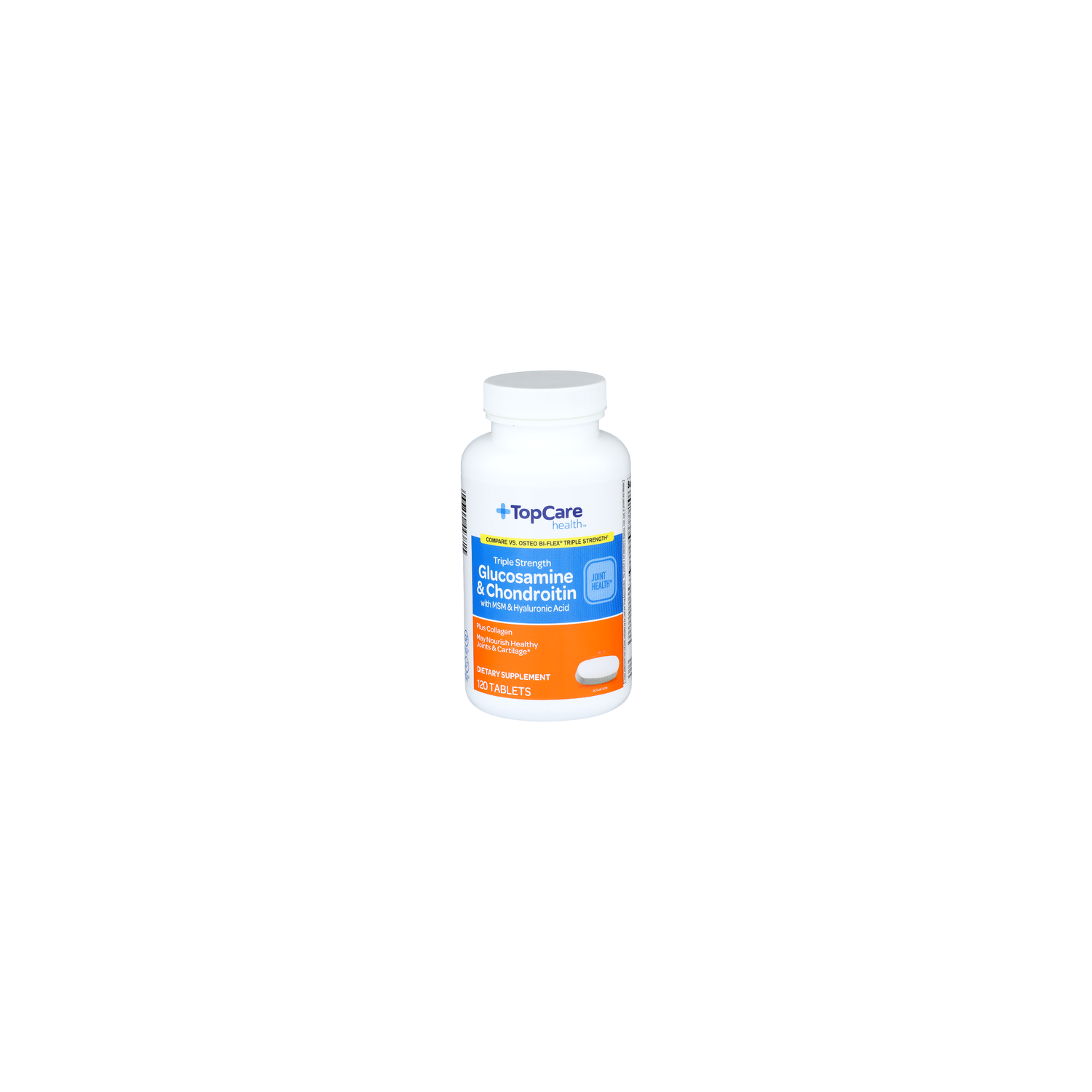 Topcare Health Triple Strength Health Glucosamine & Chondroitin - 120 Count Image 1 of 4