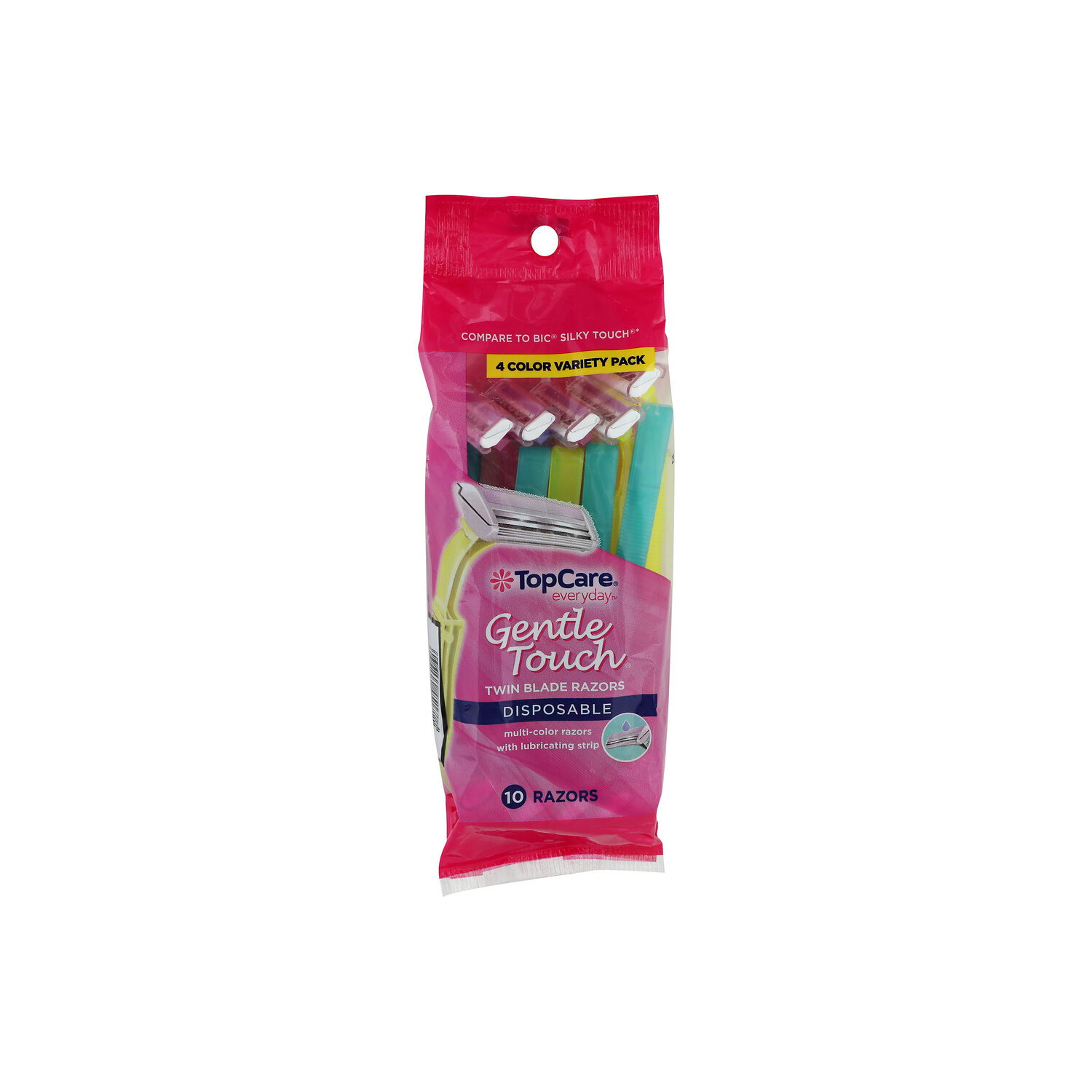 Top Care Everyday Gentle Touch Disposable Twin Blade Razors - 10 Count Image 1 of 2