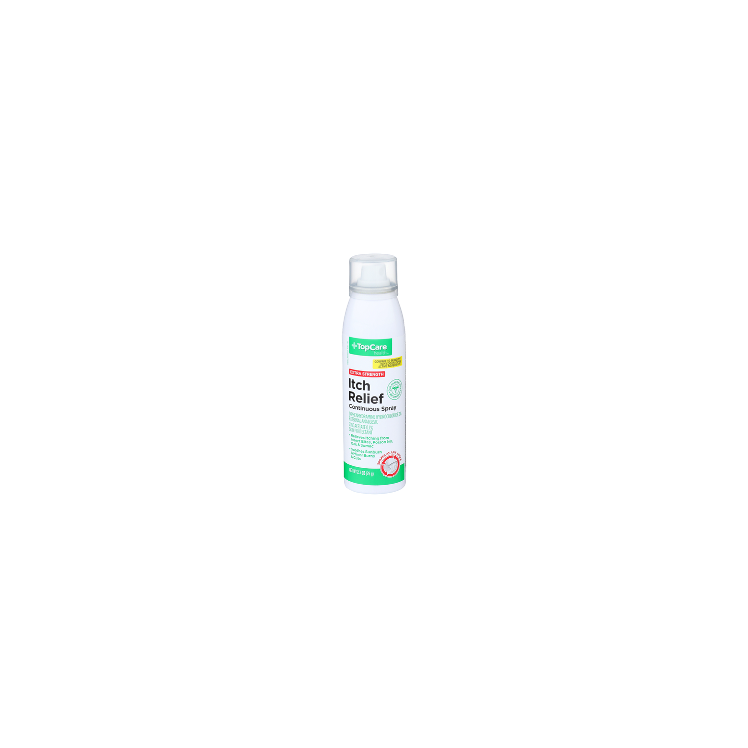 TopCare Health Extra Strength Itch Relief Continuous Spray - 2.7 Ounce Image 1 of 2