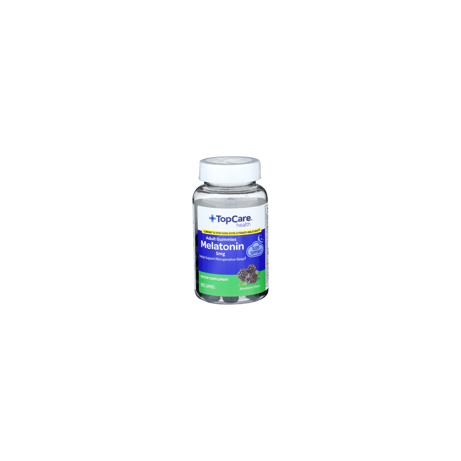 Topcare Health Blackberry Flavor Melatonin - 90 Count Image 1 of 2