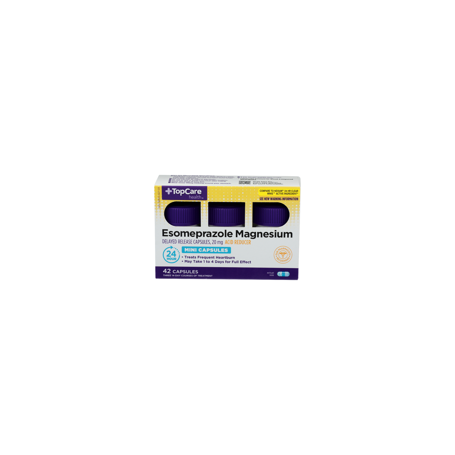 TopCare Health Esomeprazole Magnesium Acid Reducer Capsules - 42 Count Image 1 of 4