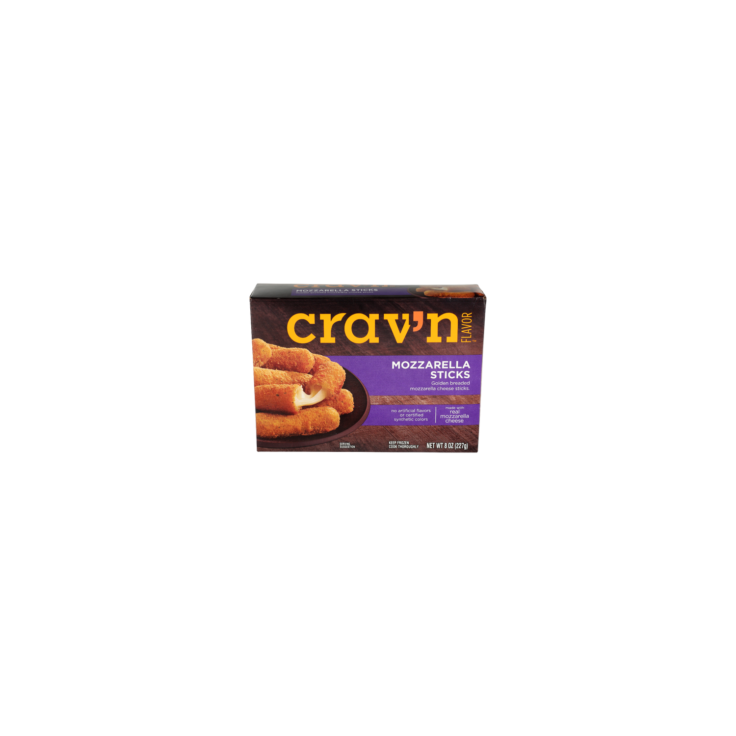 Crav'n Flavor Golden Breaded Mozzarella Cheese Sticks - 8 Ounce Image 1 of 4