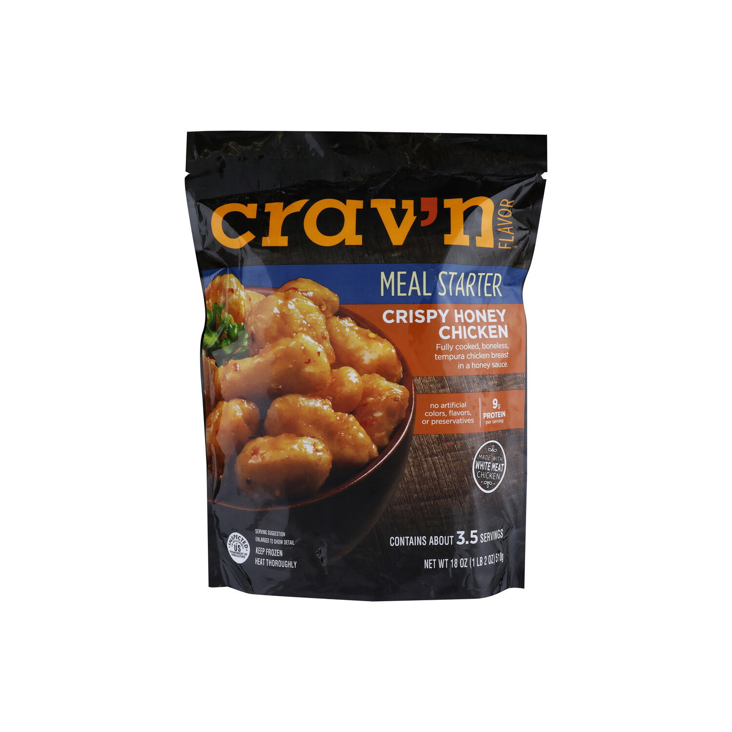 Crav'n Flavor Meal Starter Crispy Honey Chicken - 18 Ounce Image 1 of 4