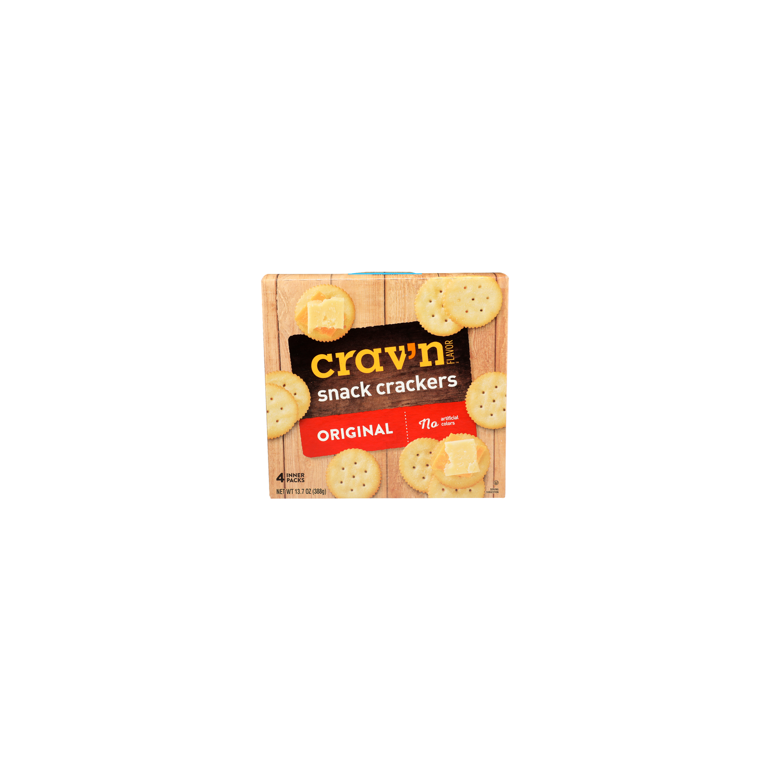 CRAV'N Flavor Original Snack Crackers - 3.425 Ounce - 4 Count Image 1 of 4