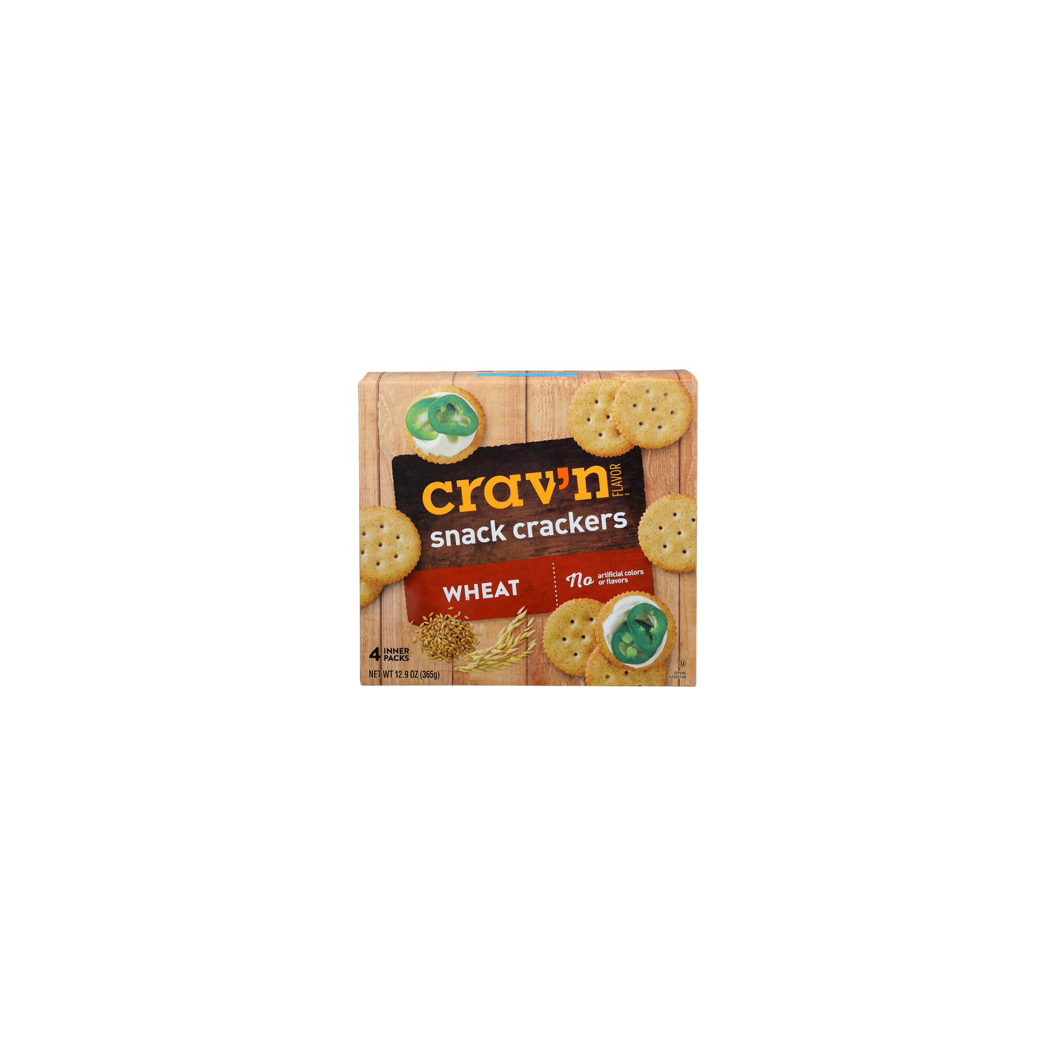 CRAV'N Flavor Wheat Snack Crackers - 3.225 Ounce - 4 Count Image 1 of 4