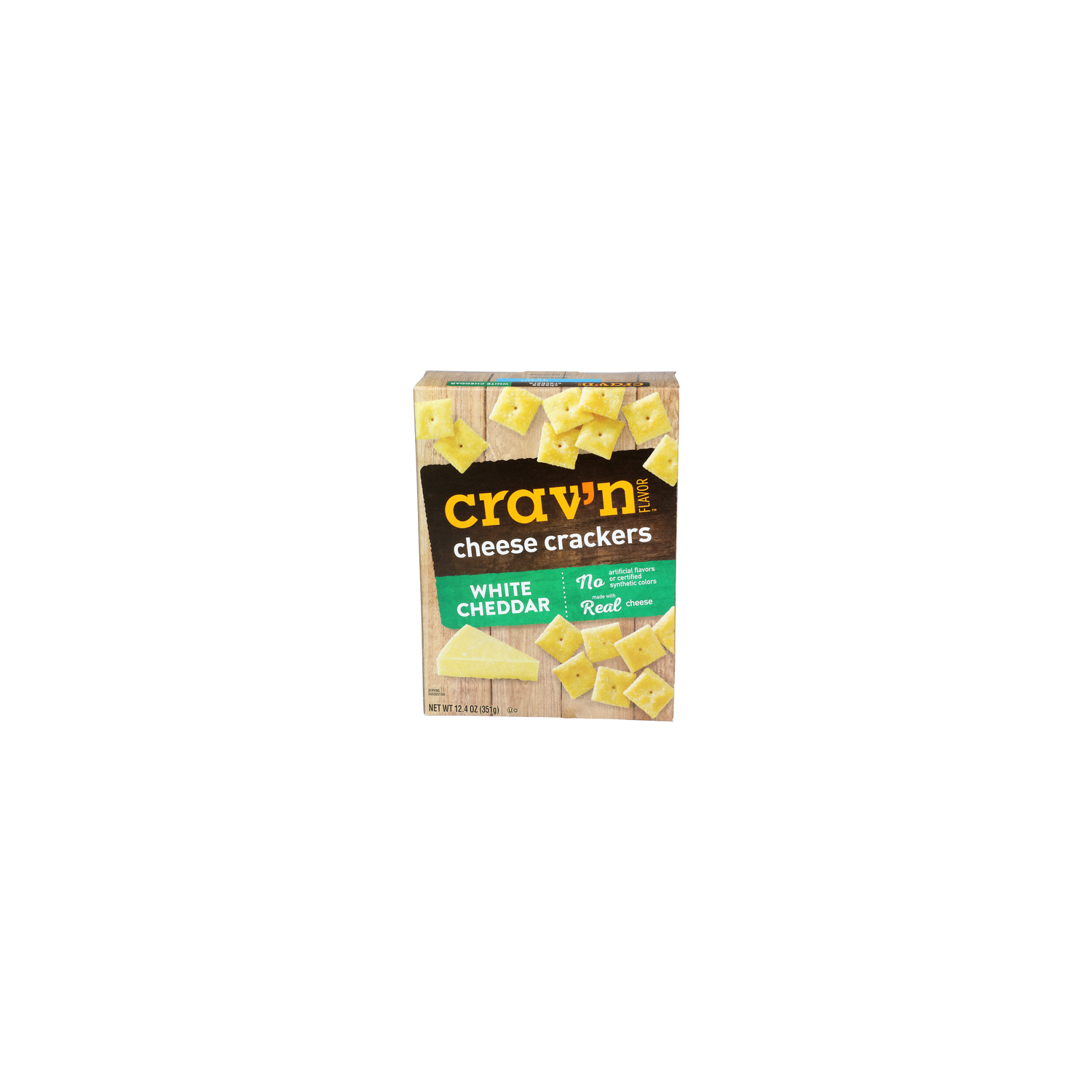 CRAV'N Flavor White Cheddar Cheese Crackers - 12.4 Ounce Image 1 of 4