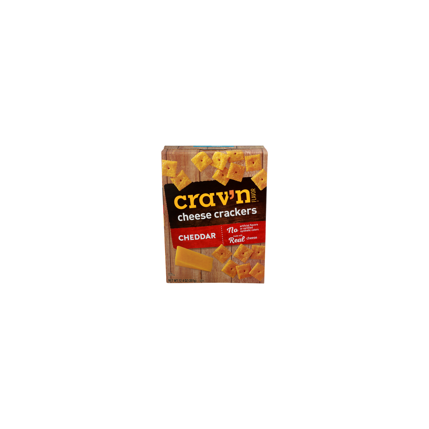 CRAV'N Flavor Cheddar Cheese Crackers - 12.4 Ounce Image 1 of 4