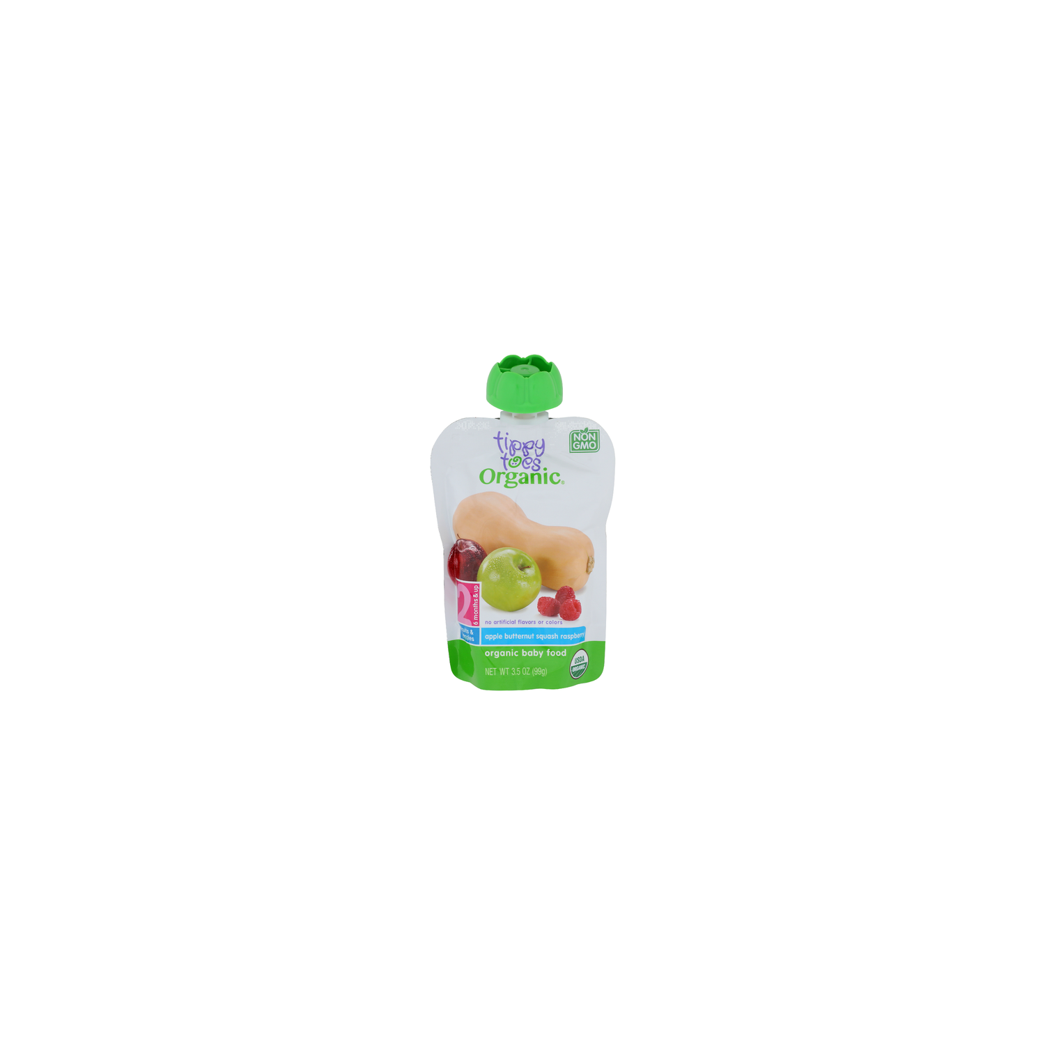 Tippy Toes Organic Apple Butternut Squash Raspberry Baby Food - 3.5 Ounce Image 1 of 4