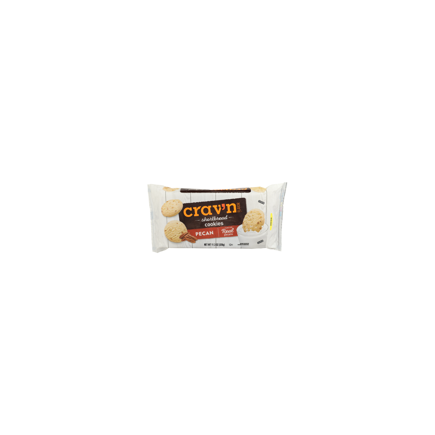 CRAV'N Flavor Pecan Shortbread Cookies - 11.3 Ounce Image 1 of 4