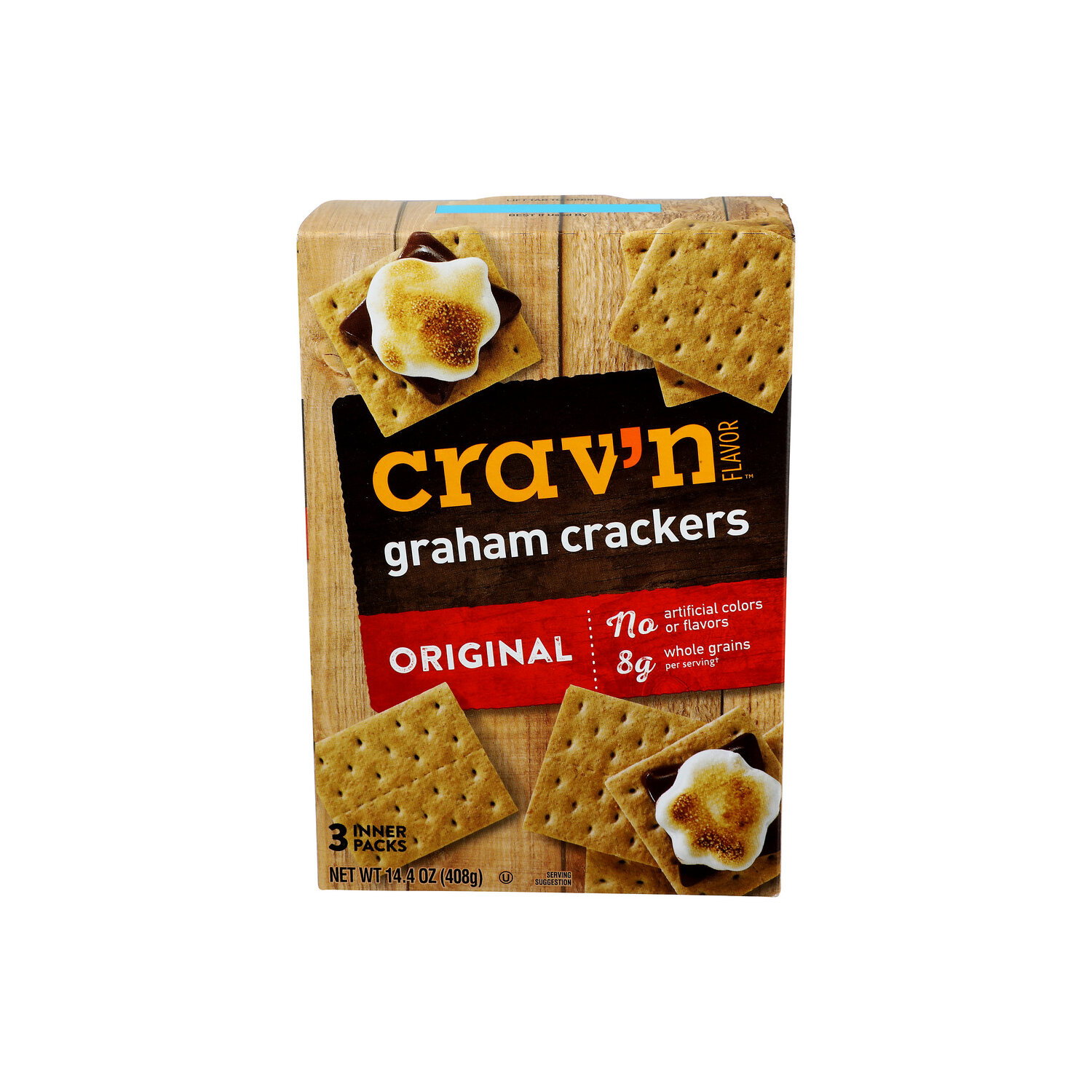 Crav'n Flavor Original Graham Crackers - 4.8 Ounce - 3 Count Image 1 of 4