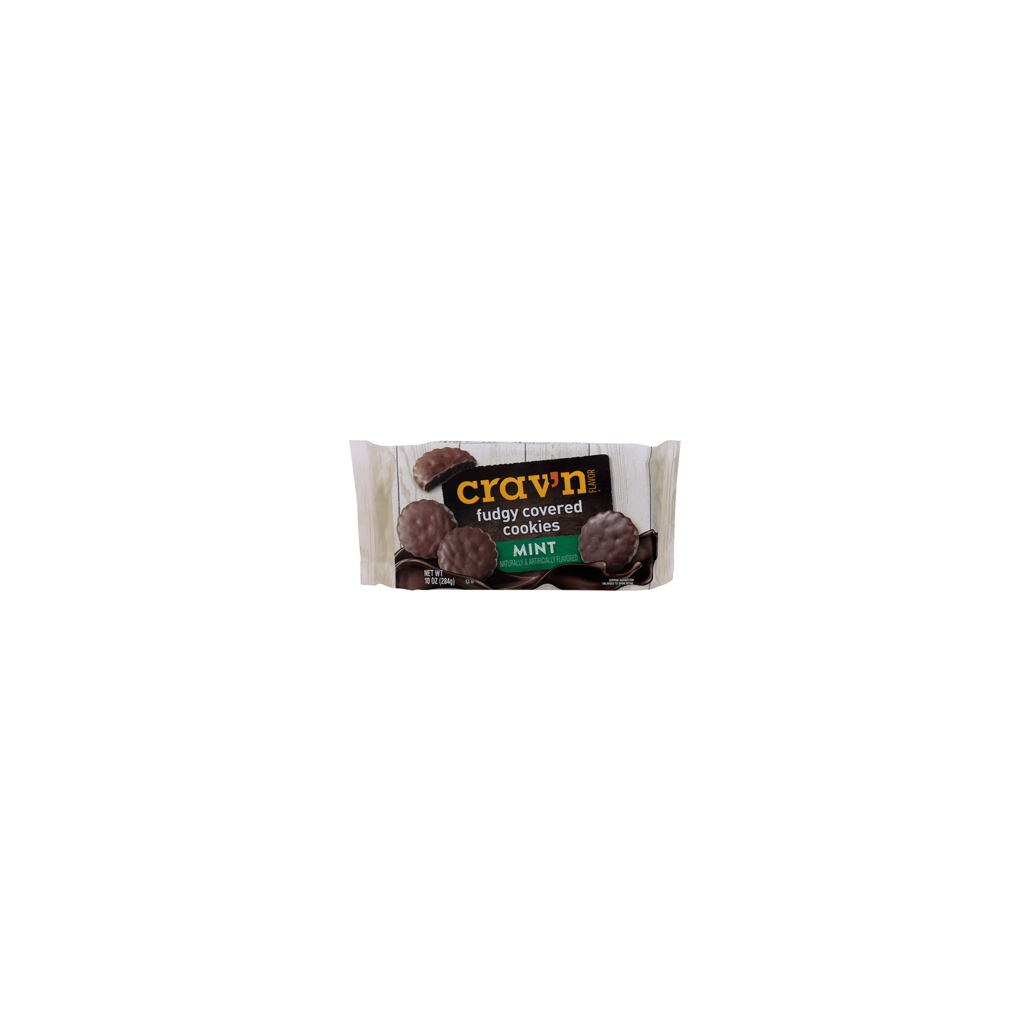 CRAV'N Flavor Mint Fudgy Covered Cookies - 10 Ounce Image 1 of 4