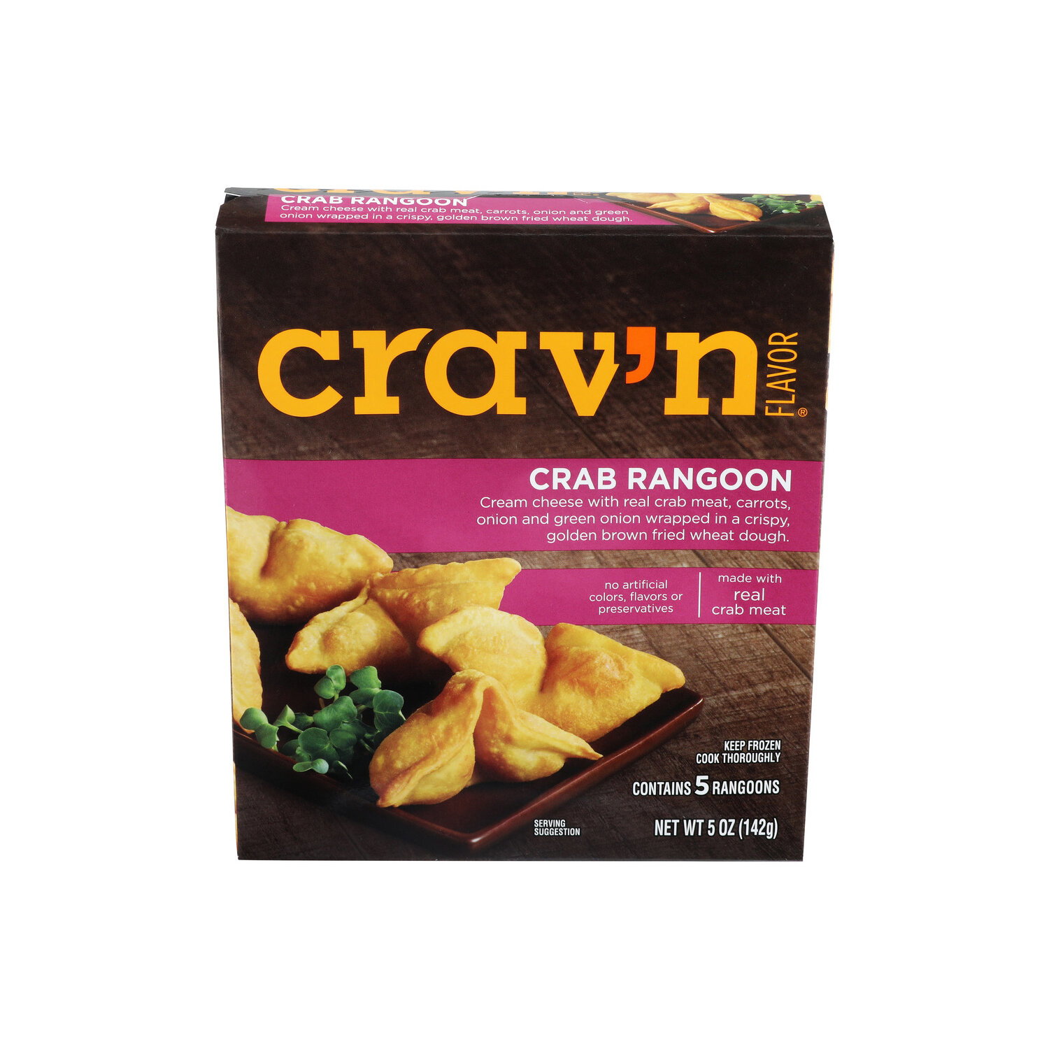 Crav'n Flavor Crab Rangoon - 5 Ounce Image 1 of 4