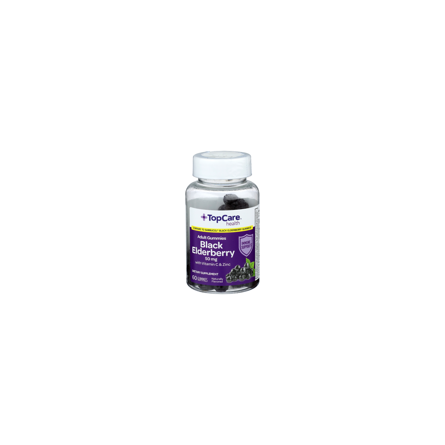 TopCare Health Black Elderberry Immune Support Adult Gummies - 60 Count Image 1 of 2