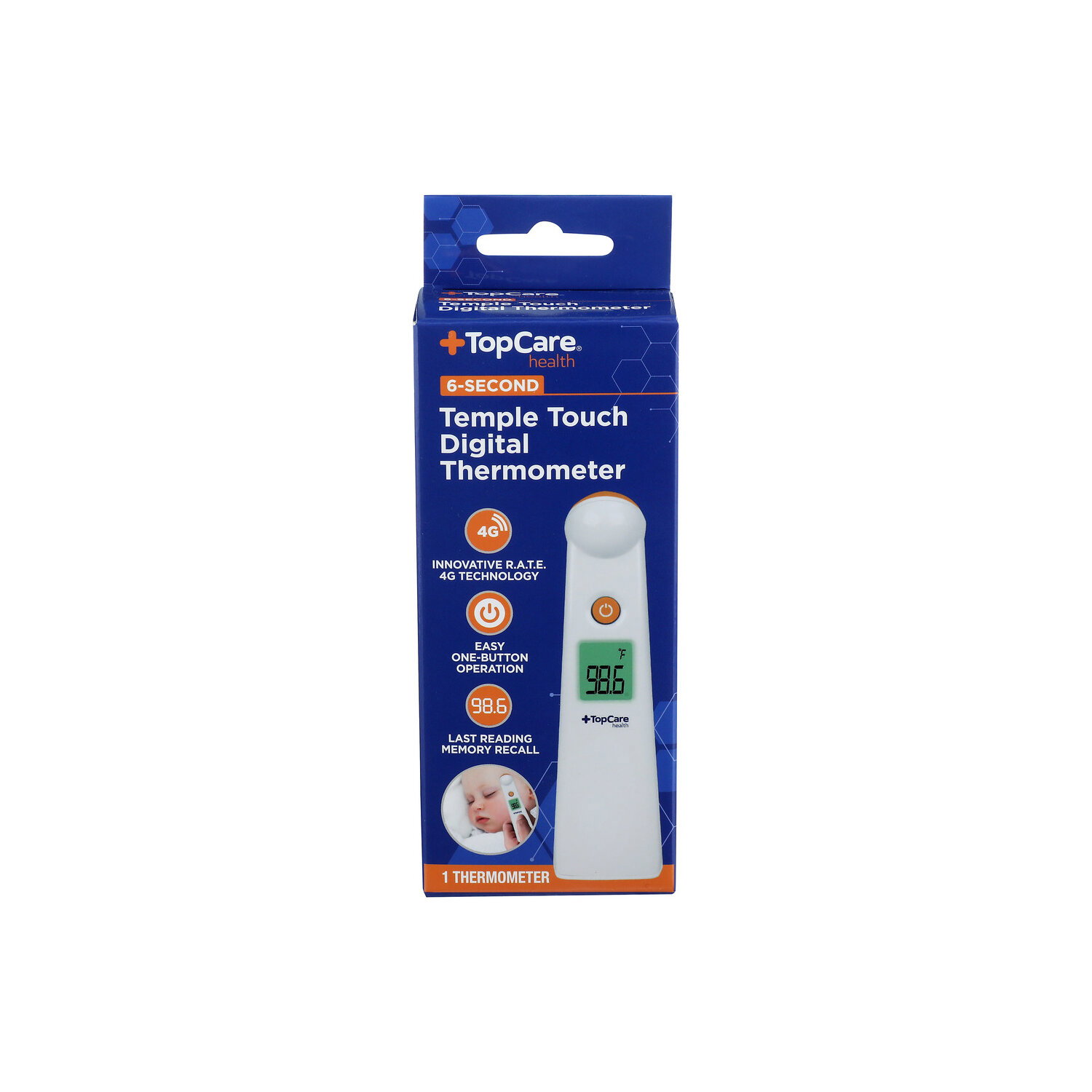Top Care Health Temple Touch Digital Thermometer - 1 Count Image 1 of 2