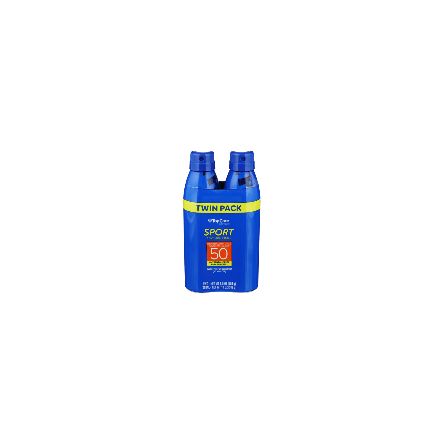 TopCare Everyday Sport Spf 50 Spray Sunscreen - 5.5 Ounce - 2 Count Image 1 of 2