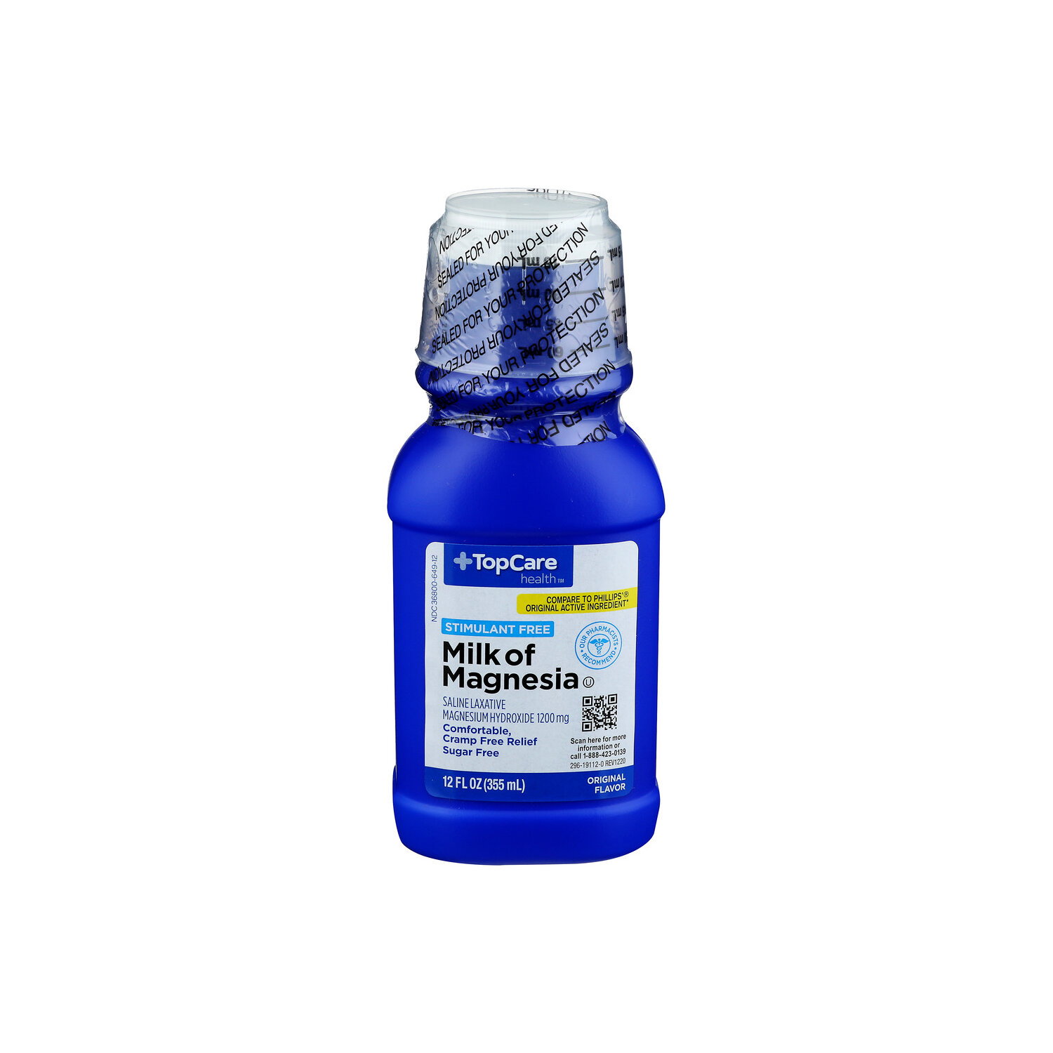 TopCare Health Original Flavor Milk Of Magnesia Saline Laxative - 12 Fluid Ounce Image 1 of 4