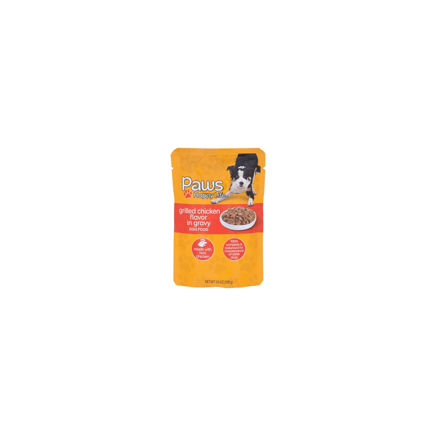 Paws Happy Life Grilled Chicken Flavor In Gravy Dog Food - 3.5 Ounce Image 1 of 4