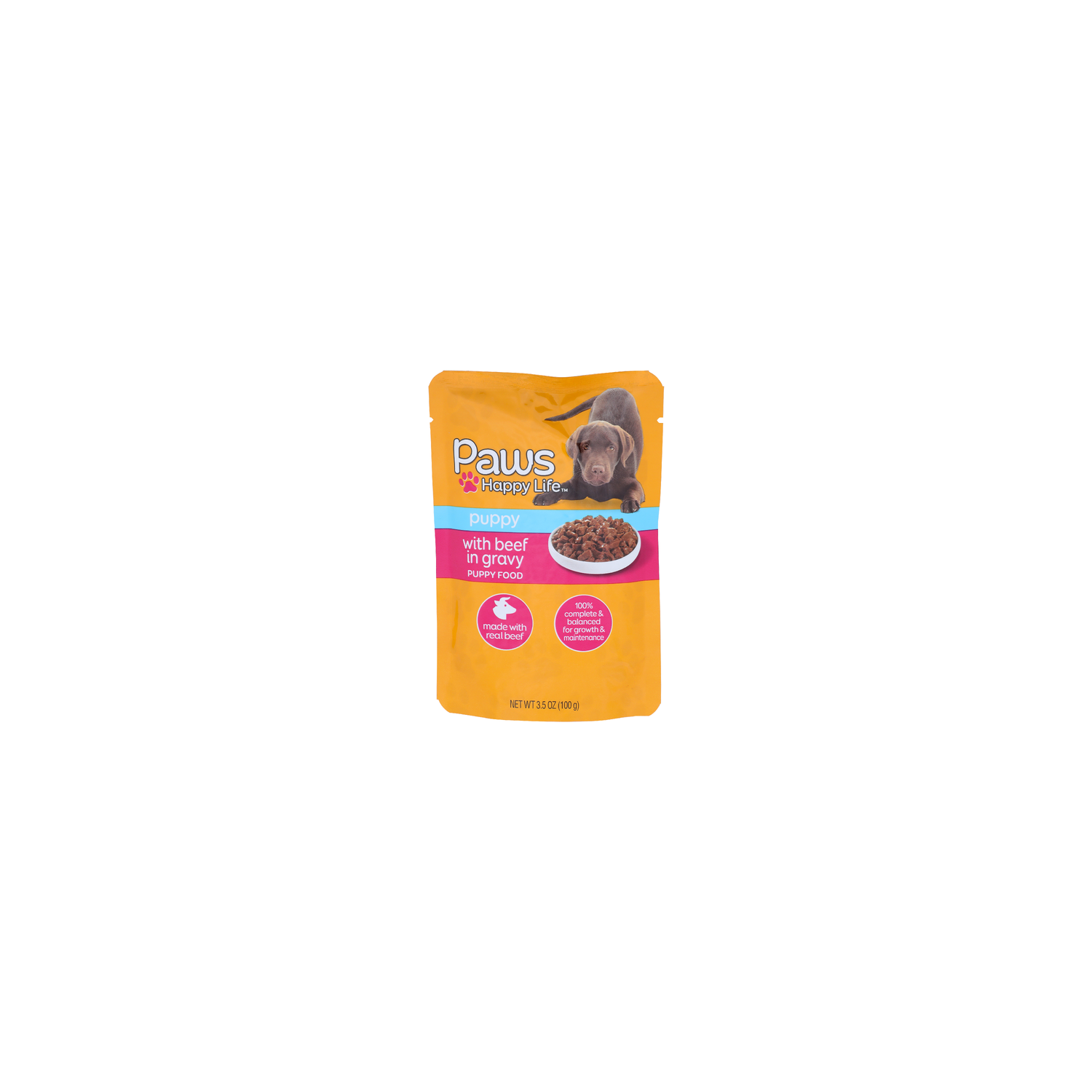 Paws Happy Life Beef Gravy Puppy Food - 3.5 Ounce Image 1 of 4
