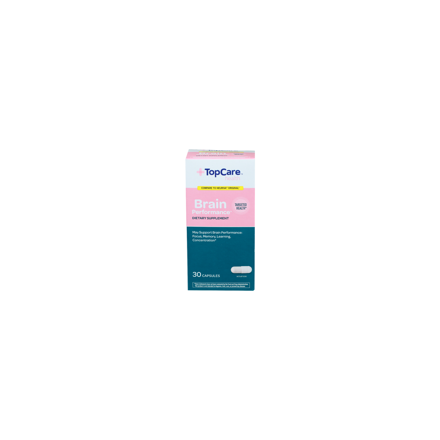 TopCare Health Brain Performance Capsules - 30 Count Image 1 of 4