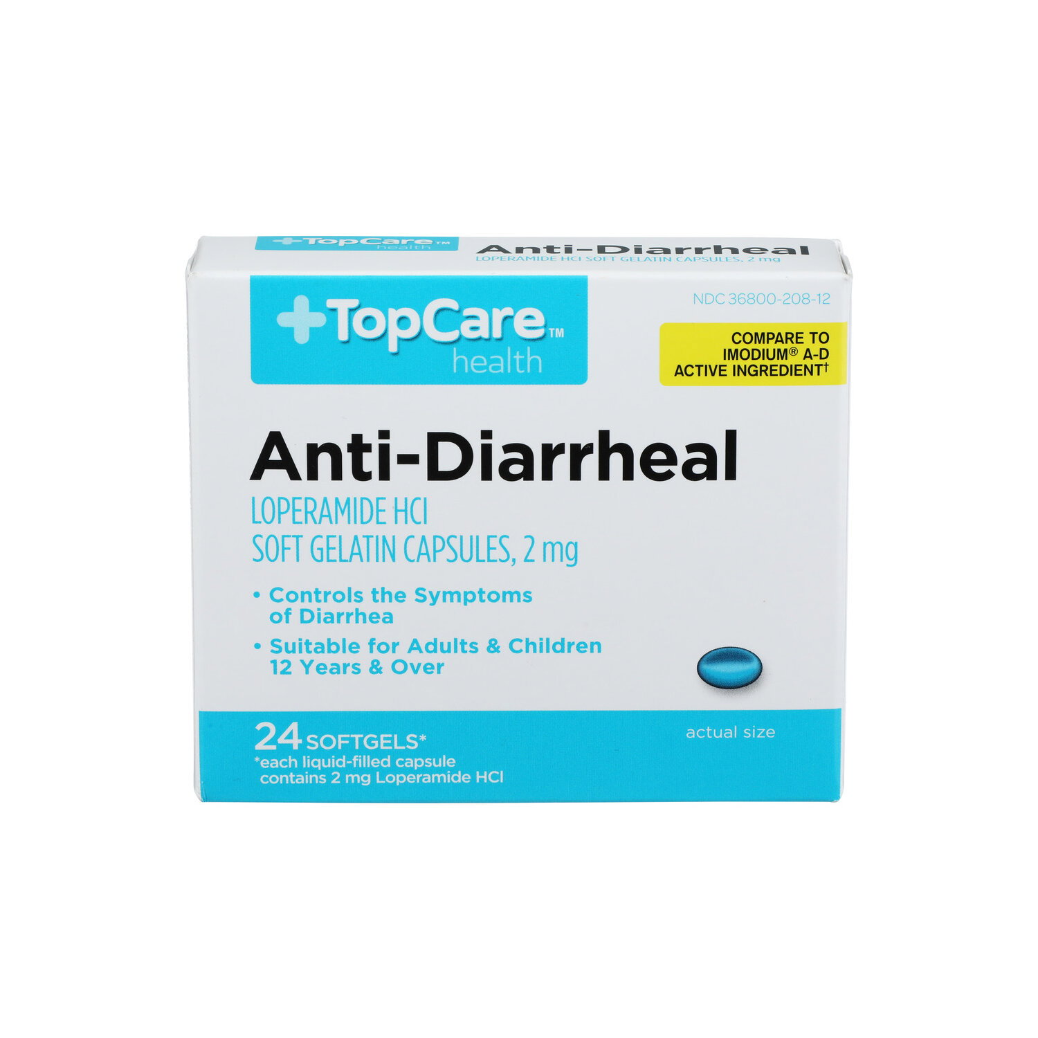 Top Care Health Anti-Diarrheal Softgels - 24 Count Image 1 of 2
