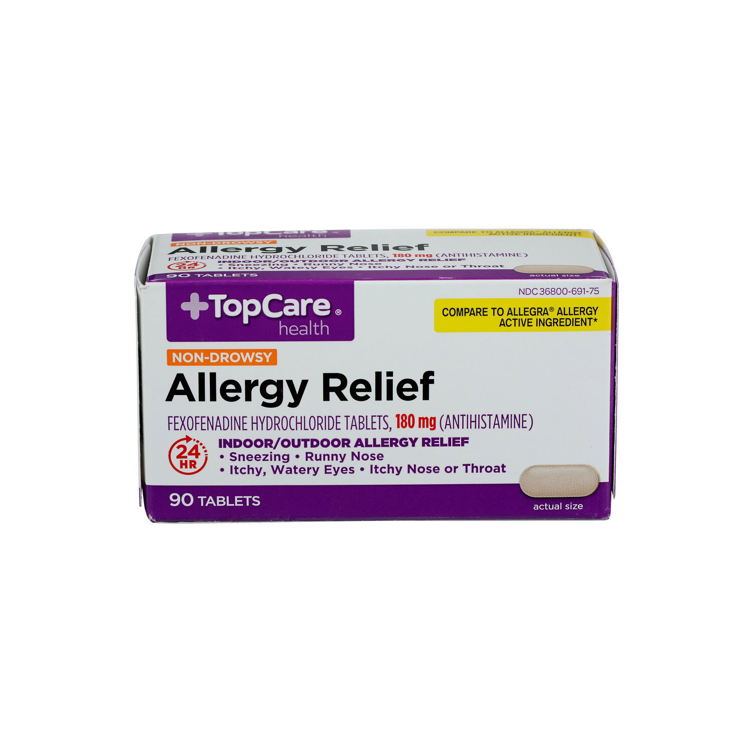 TopCare Health Allergy Relief - 90 Count Image 1 of 4