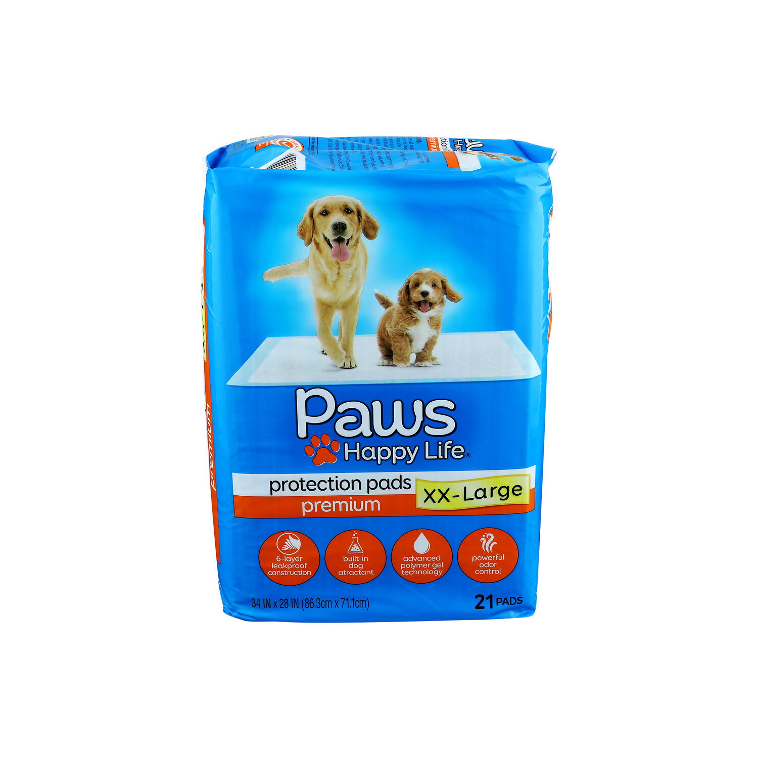 Paws Happy Life Premium XX-Large Protection Pads - 21 Count Image 1 of 2