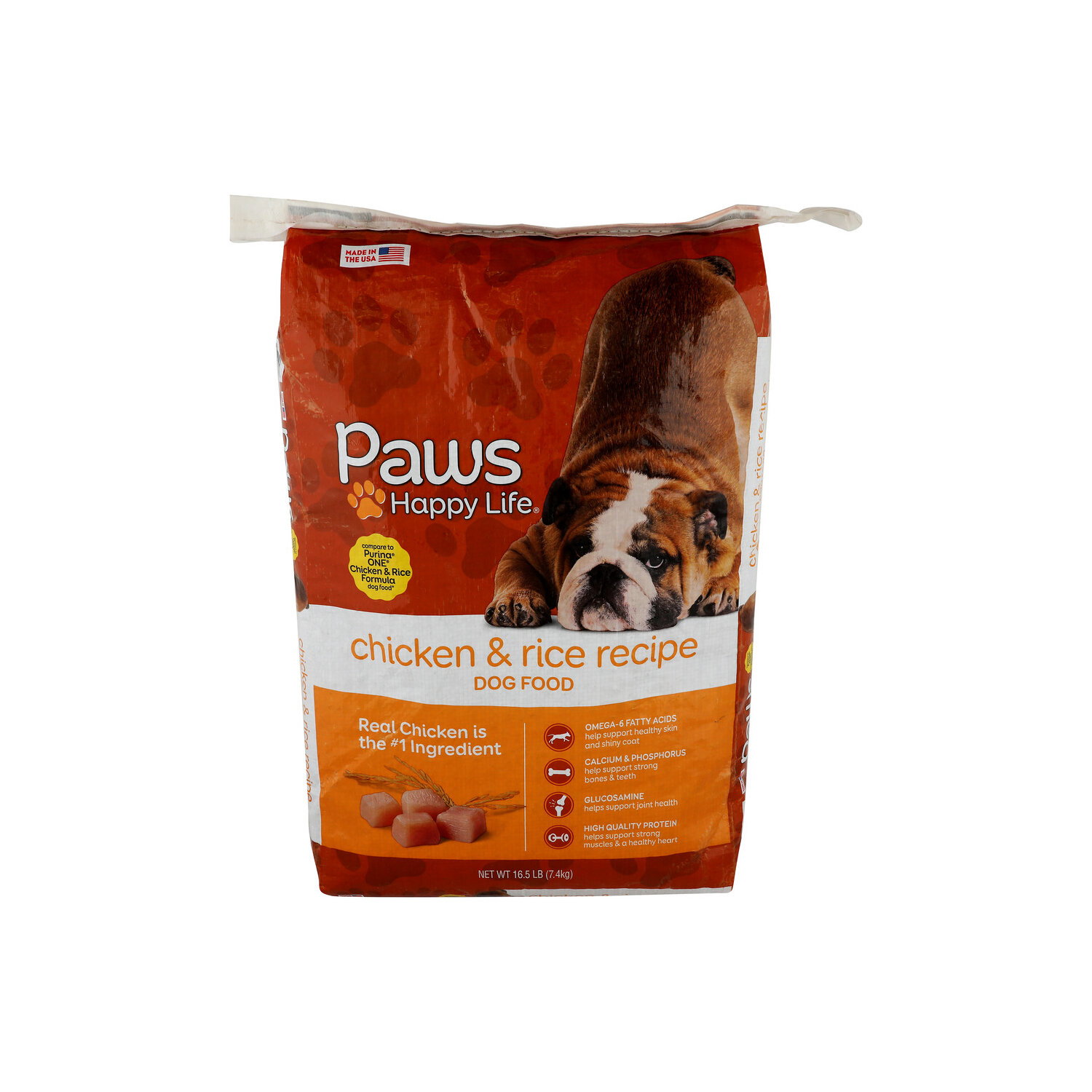 Paws Happy Life Chicken & Rice Recipe Dog Food - 16.5 Pound