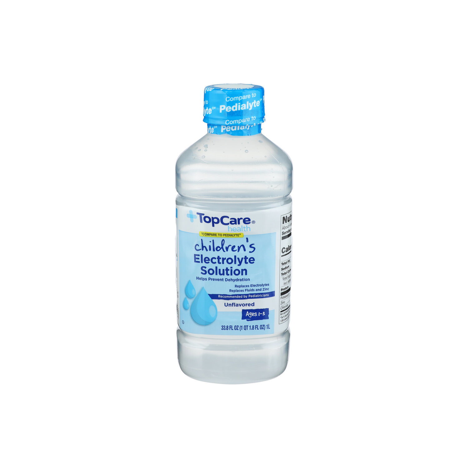 Top Care Health Unflavored Children's Electrolyte Solution - 33.8 Fluid Ounce Image 1 of 4