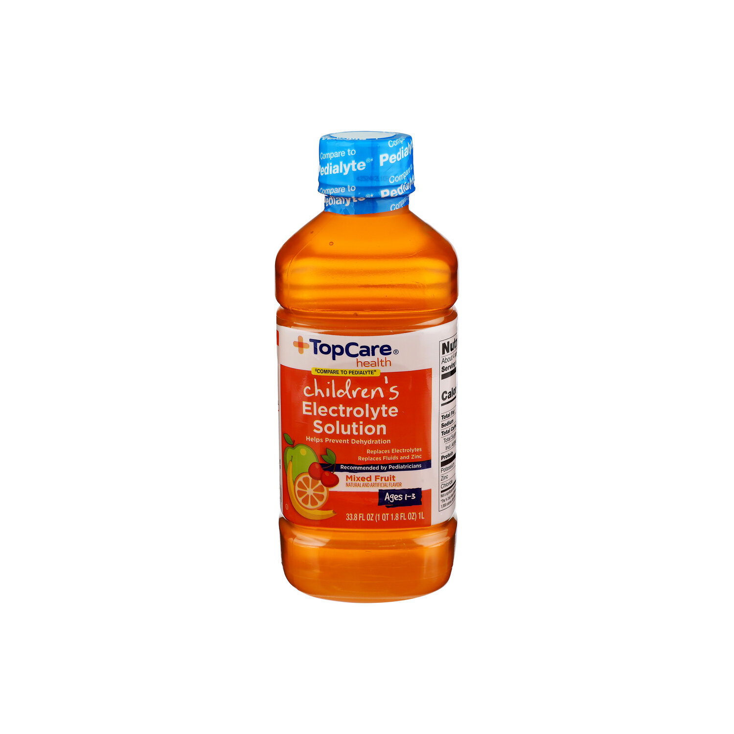 Top Care Health Mixed Fruit Children's Electrolyte Solution - 33.8 Fluid Ounce Image 1 of 4